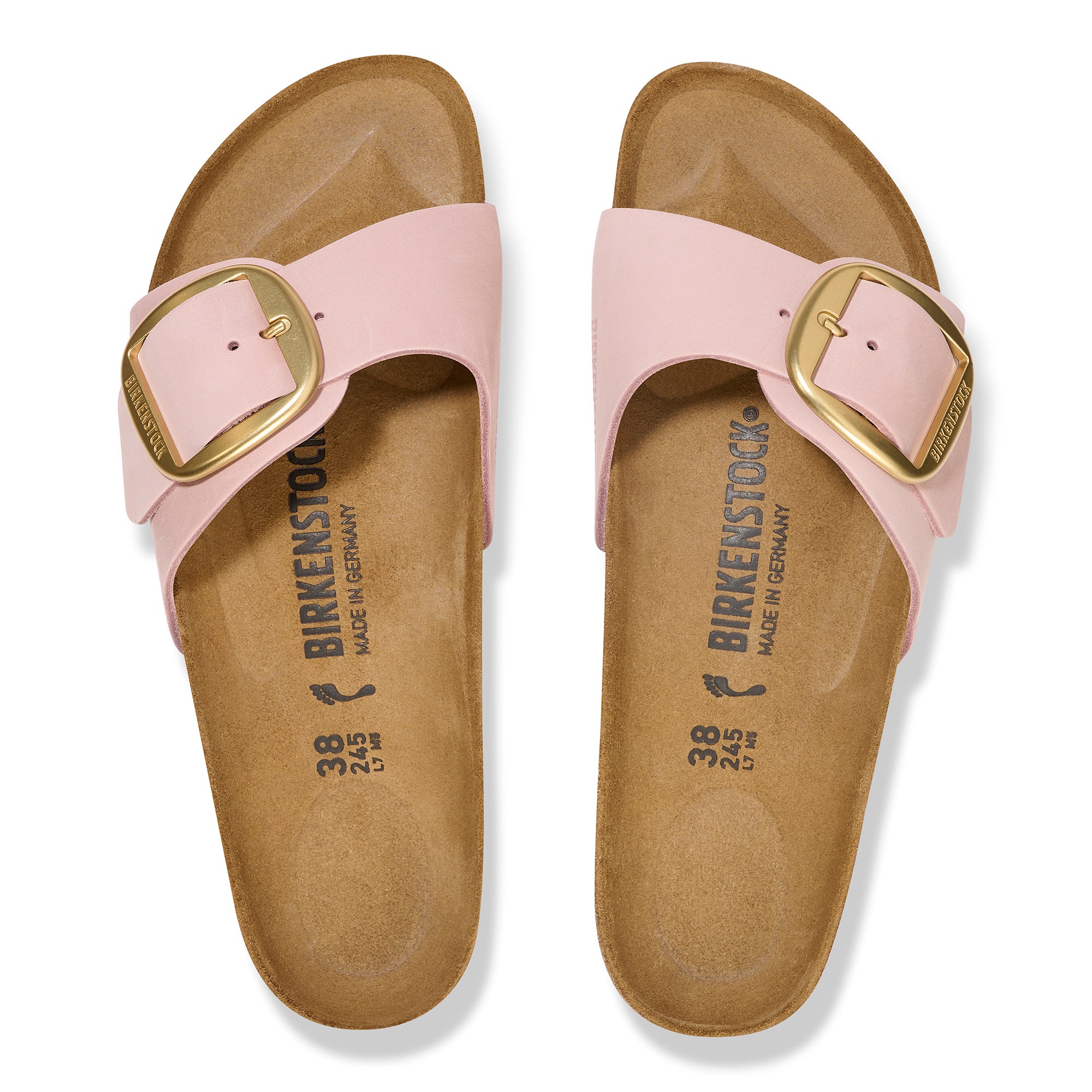 Birkenstock Madrid Big Buckle soft pink nubuck