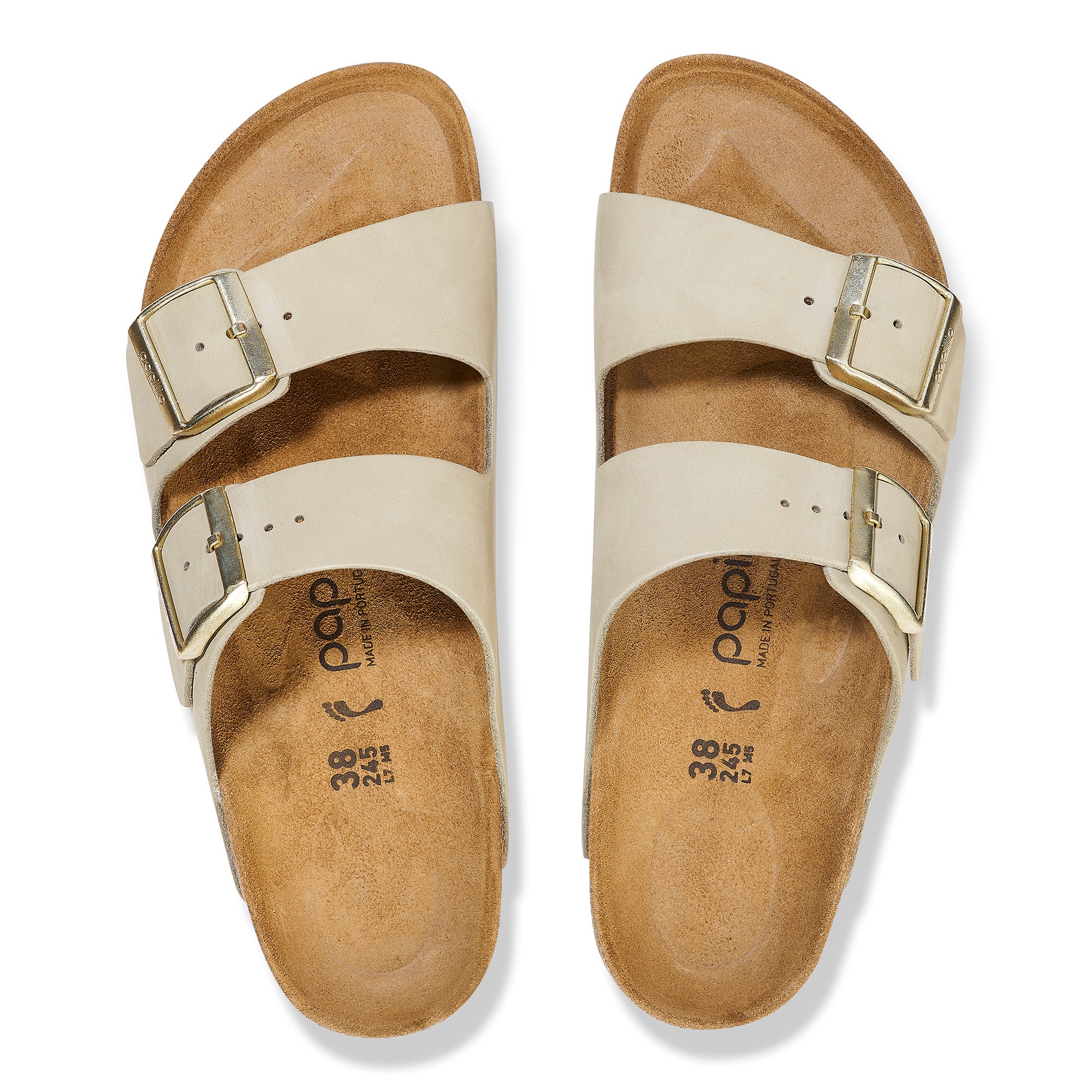 Papillio Arizona Platform eucalyptus nubuck by Birkenstock