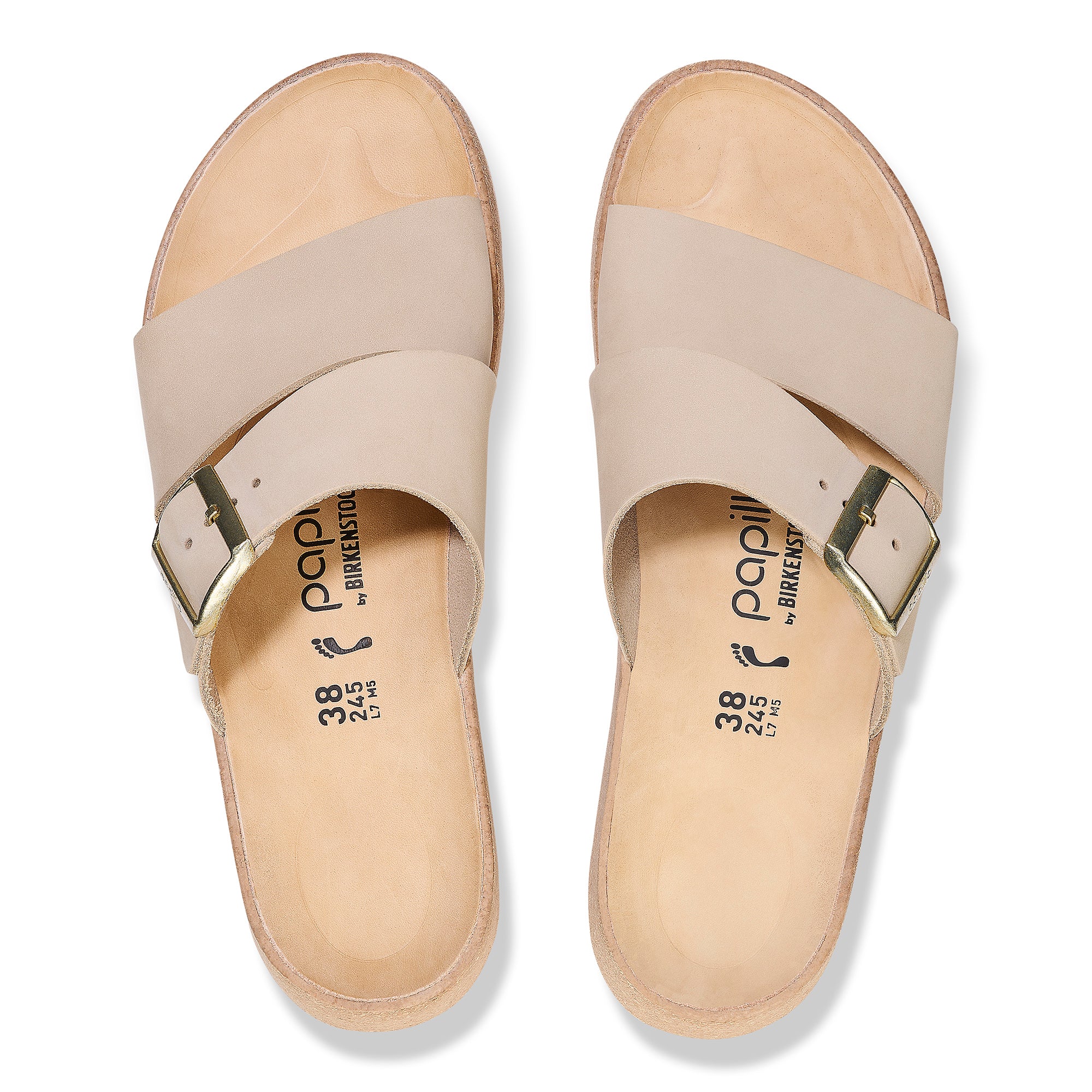 Papillio Almina sandcastle nubuck by Birkenstock