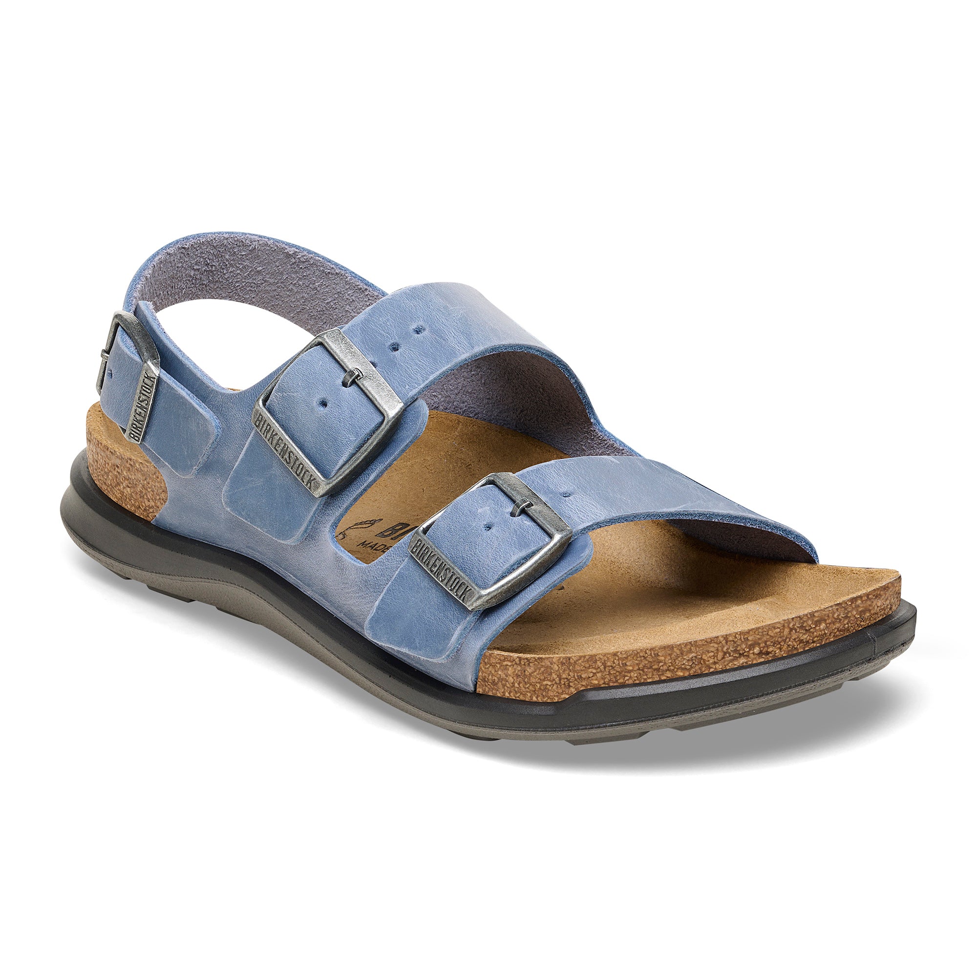 Birkenstock Rugged Casual Women's Milano Rugged elemental blue oiled leather