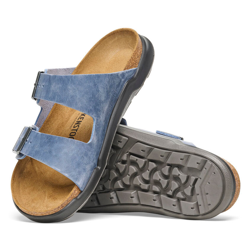 Birkenstock Men's Arizona Crosstown elemental blue oiled leather