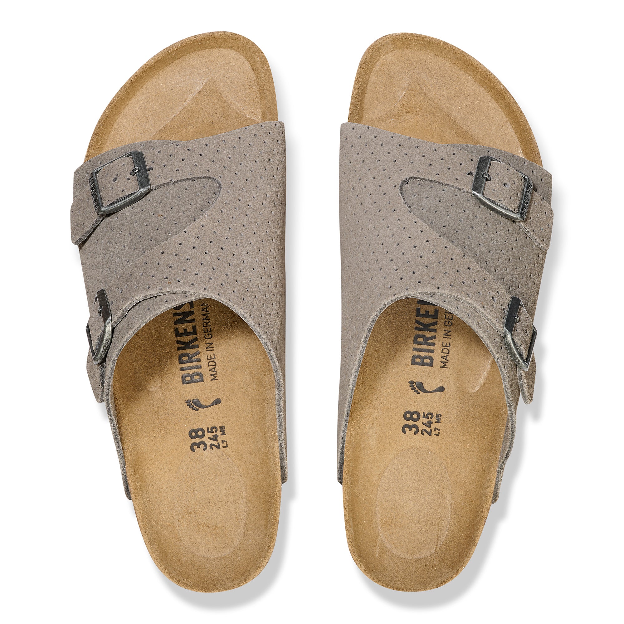 Birkenstock Limited Edition Zurich dotted stone coin suede