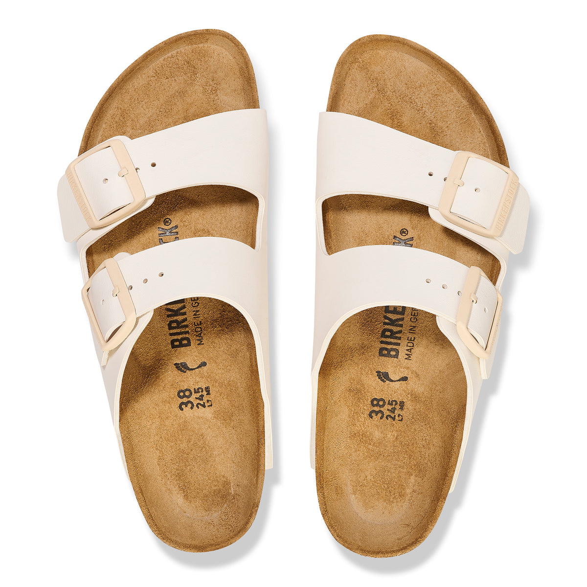 Birkenstock Arizona eggshell Birko-Flor