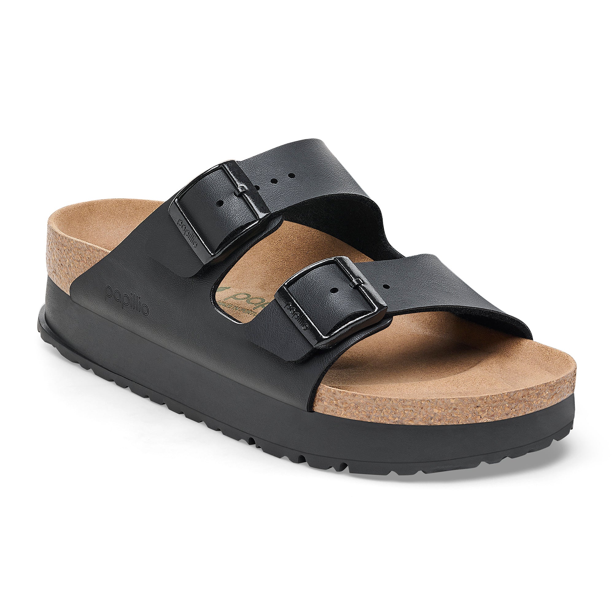 Papillio Arizona Platform Vegan black Birko-Flor by Birkenstock