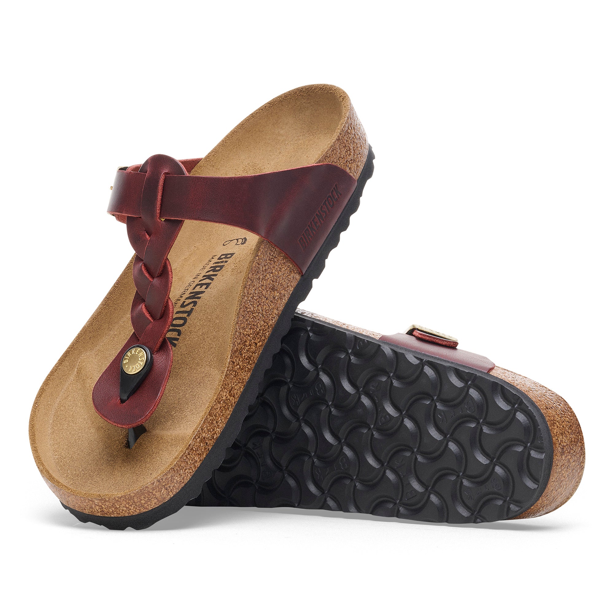 Birkenstock Limited Edition Gizeh Braid zinfandel oiled leather