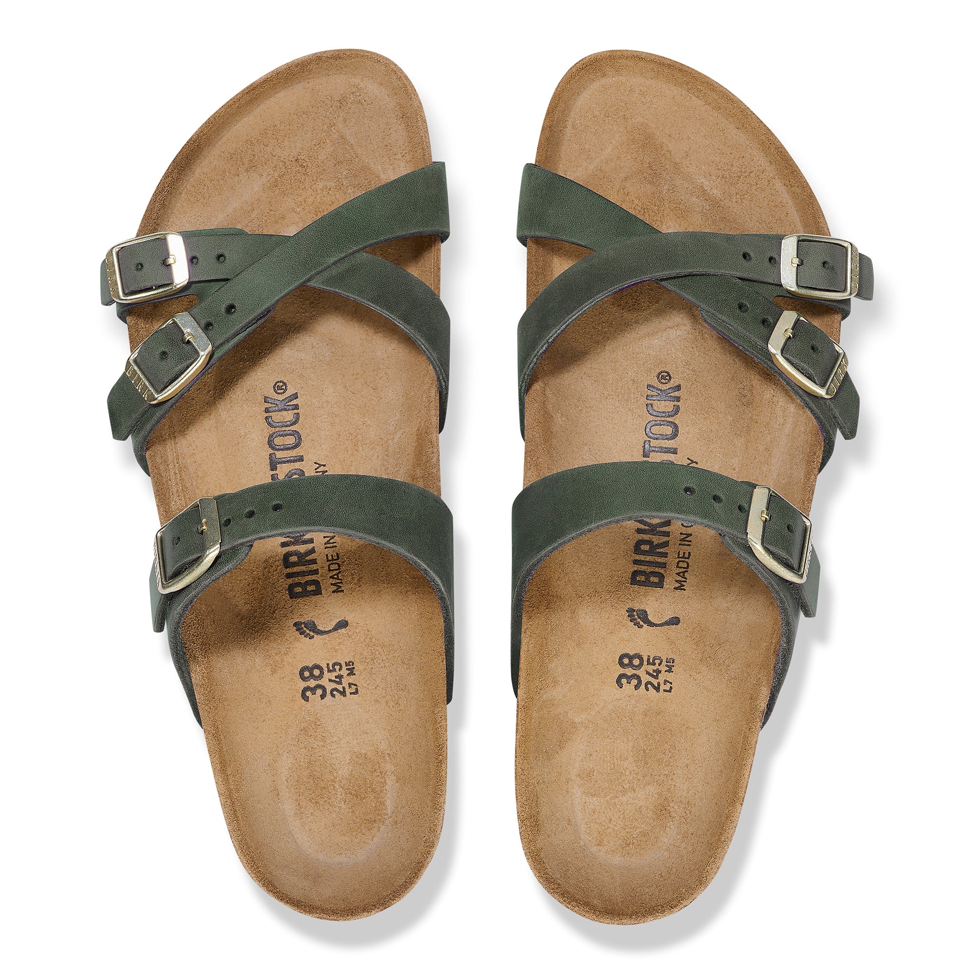 Birkenstock Franca thyme oiled leather