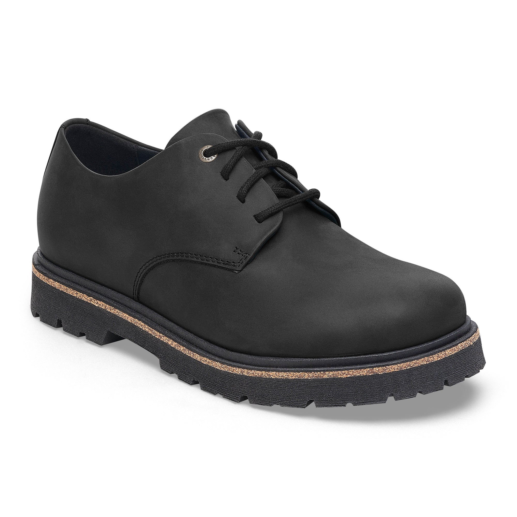Birkenstock Highwood Lace Low black oiled leather