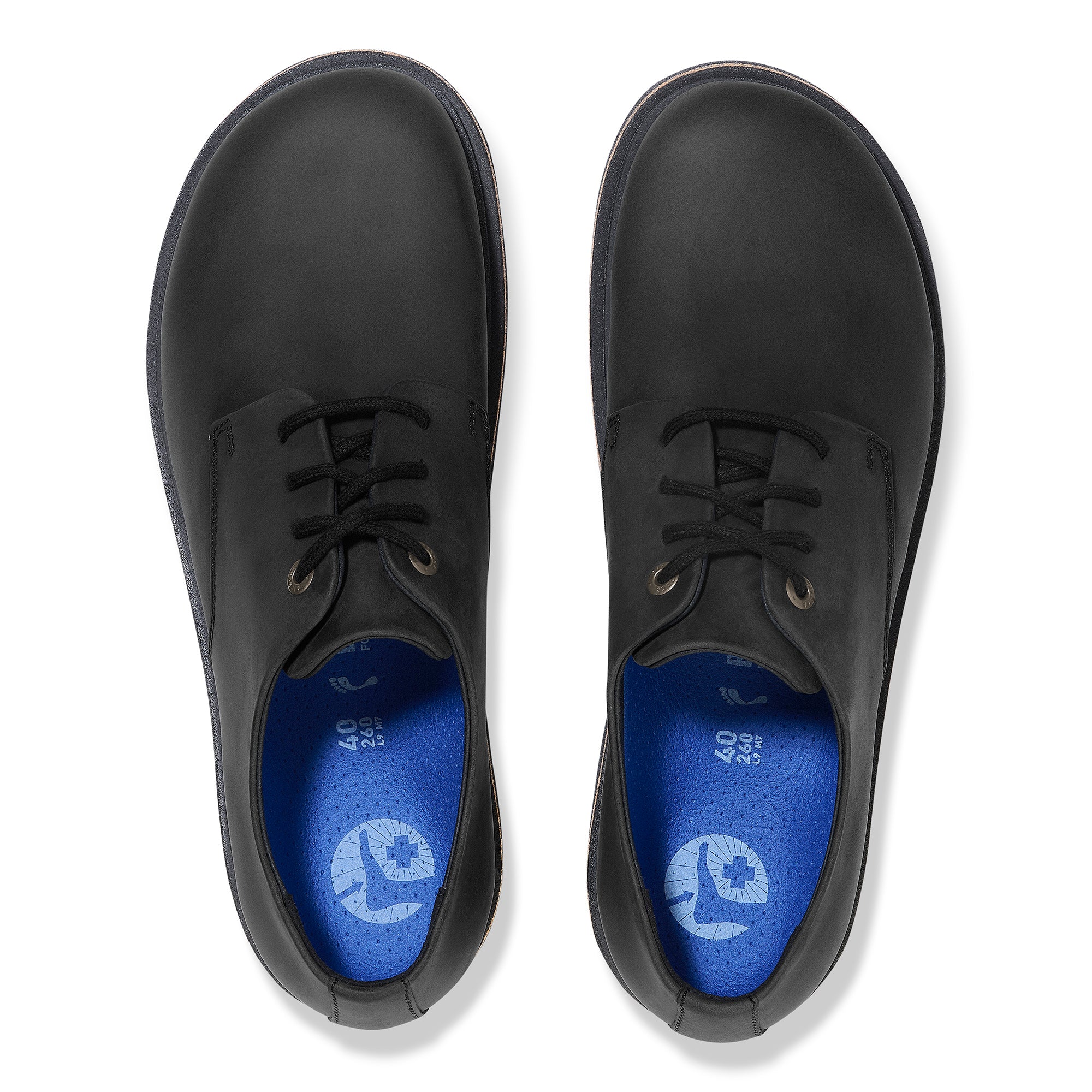 Birkenstock Highwood Lace Low black oiled leather