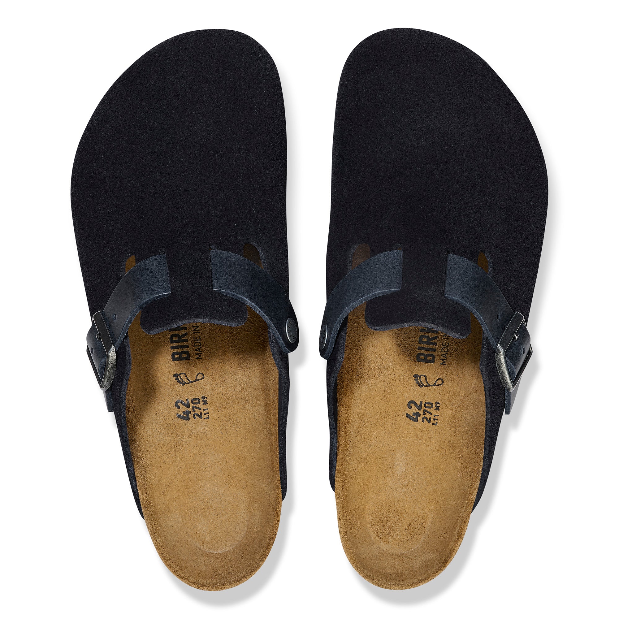 Birkenstock Boston midnight suede/oiled leather