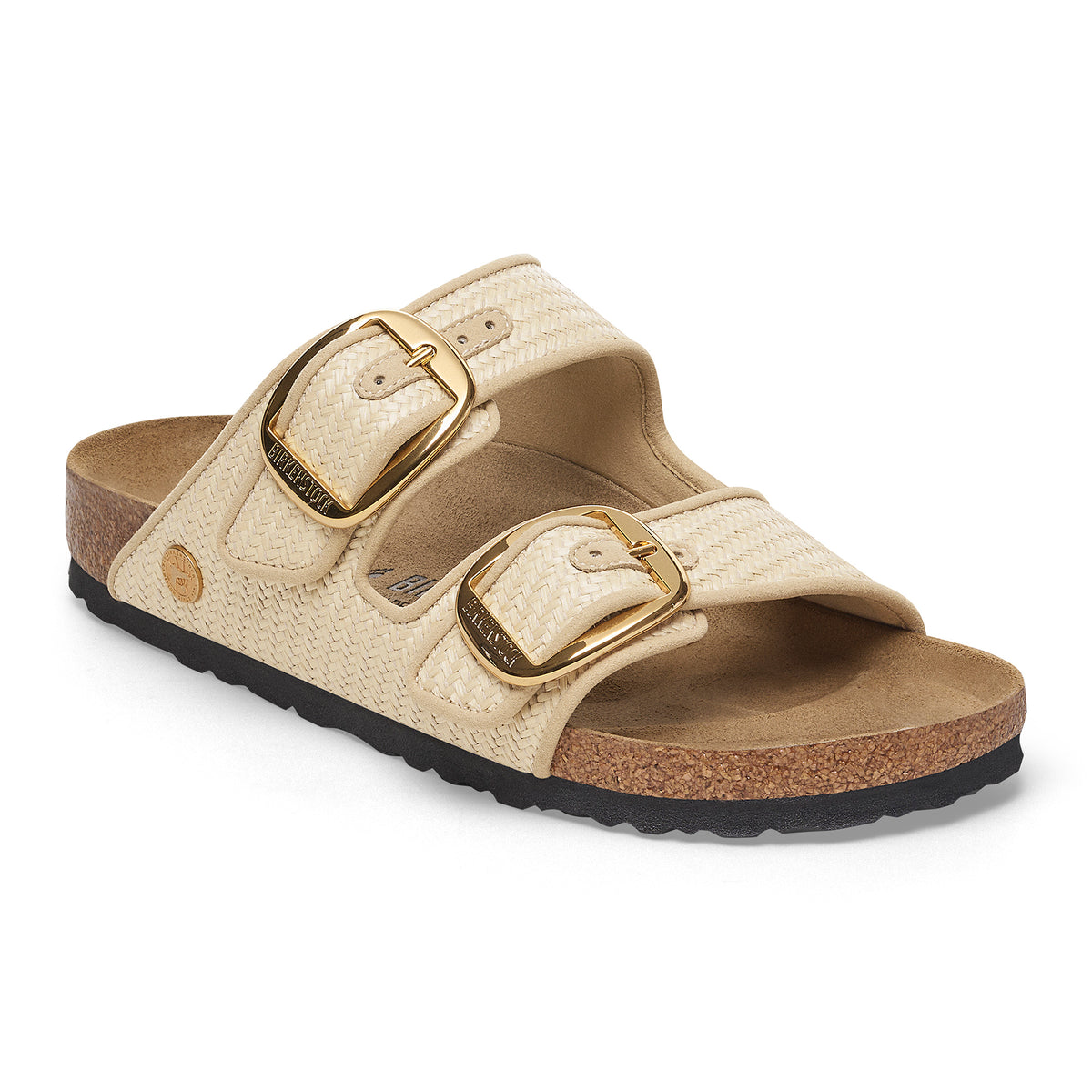 Birkenstock Arizona Big Buckle raffia natural textile