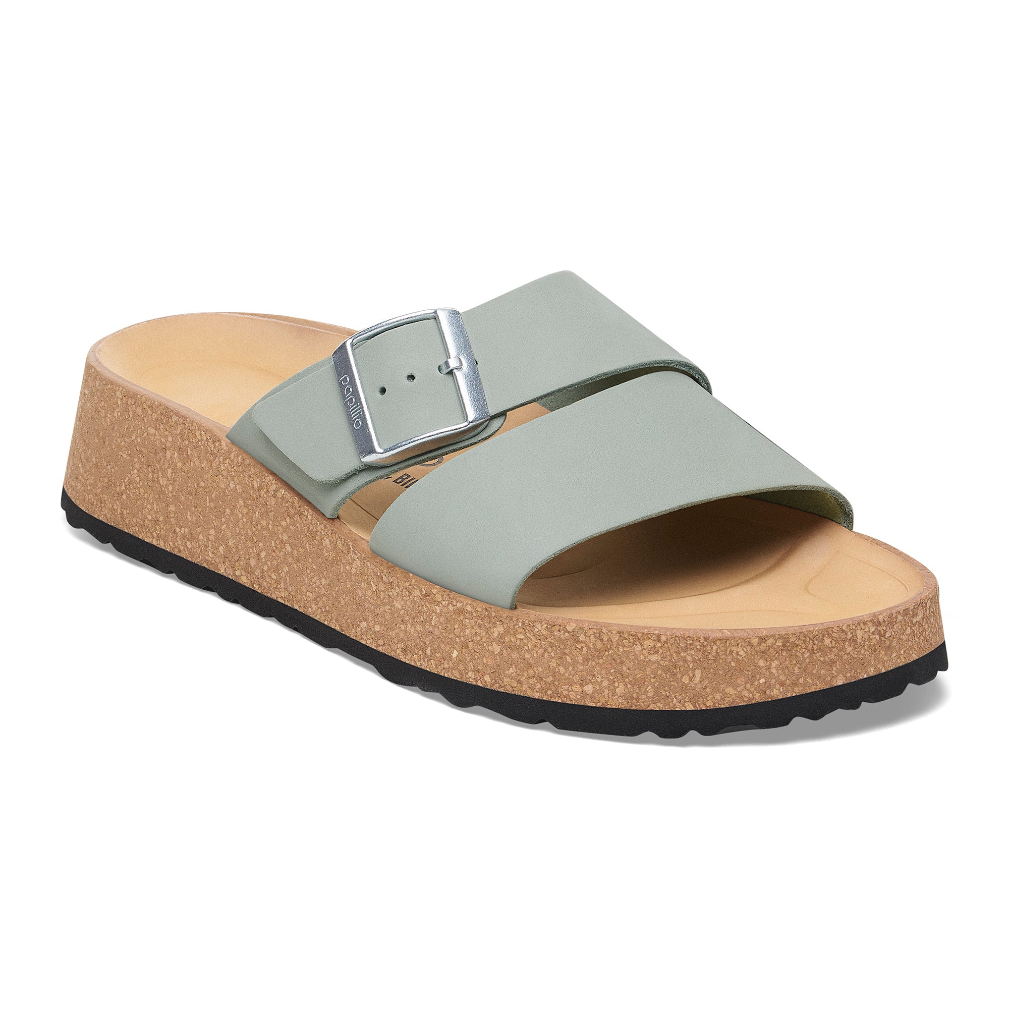 Papillio Almina pure sage nubuck by Birkenstock