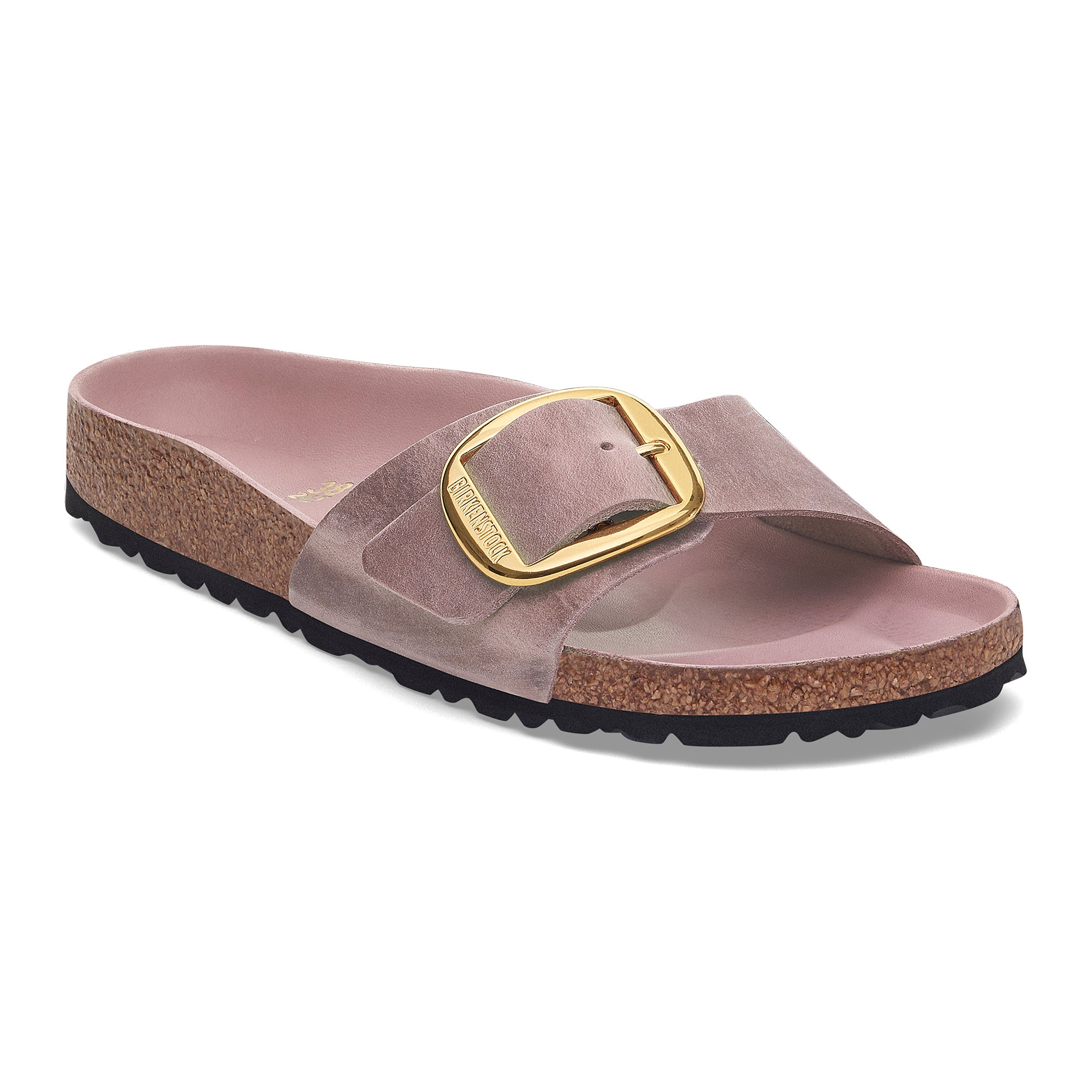 Birkenstock Madrid Big Buckle lavender oiled leather