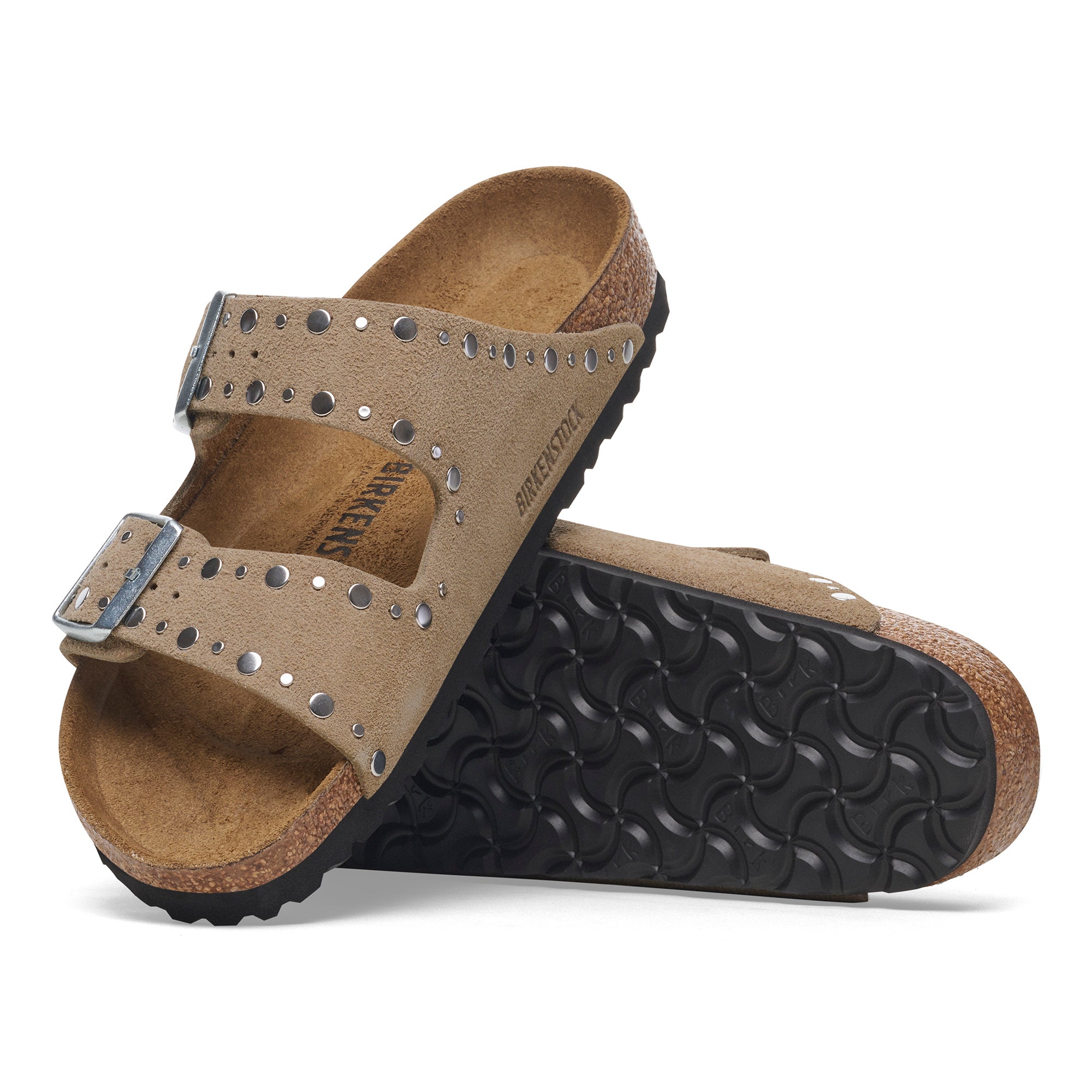 Birkenstock Arizona Rivets taupe suede