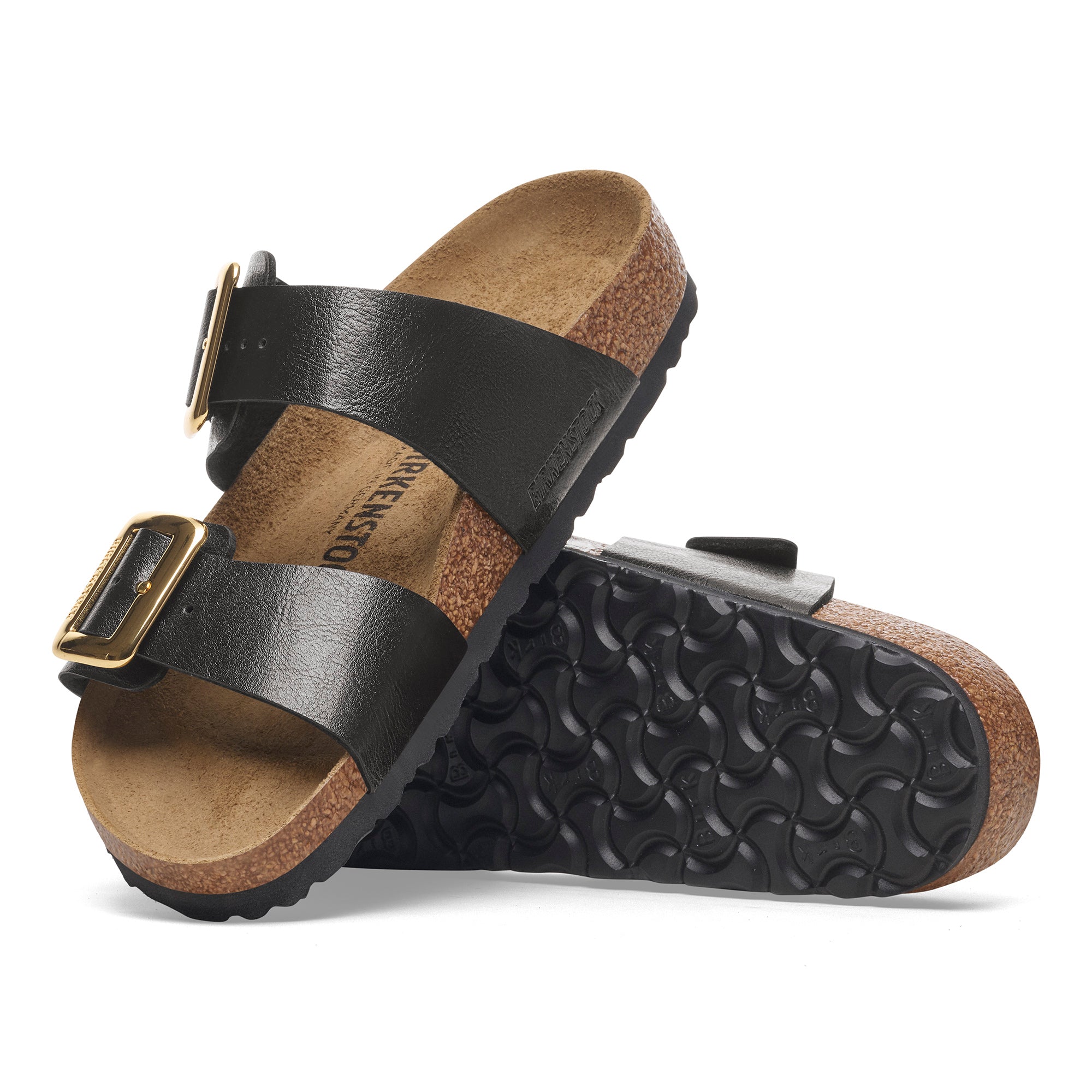 Birkenstock Sydney Luxe Buckle graceful licorice Birko-Flor