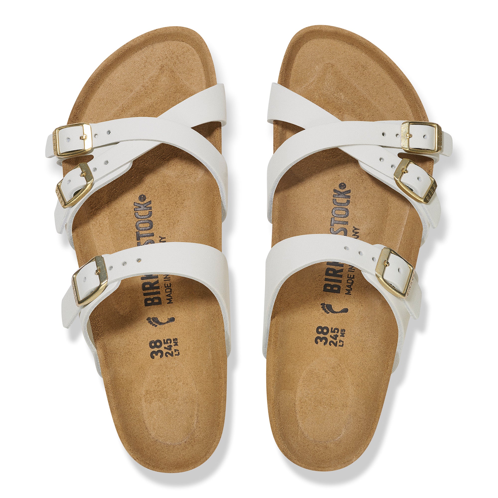 Birkenstock Franca antique white nubuck