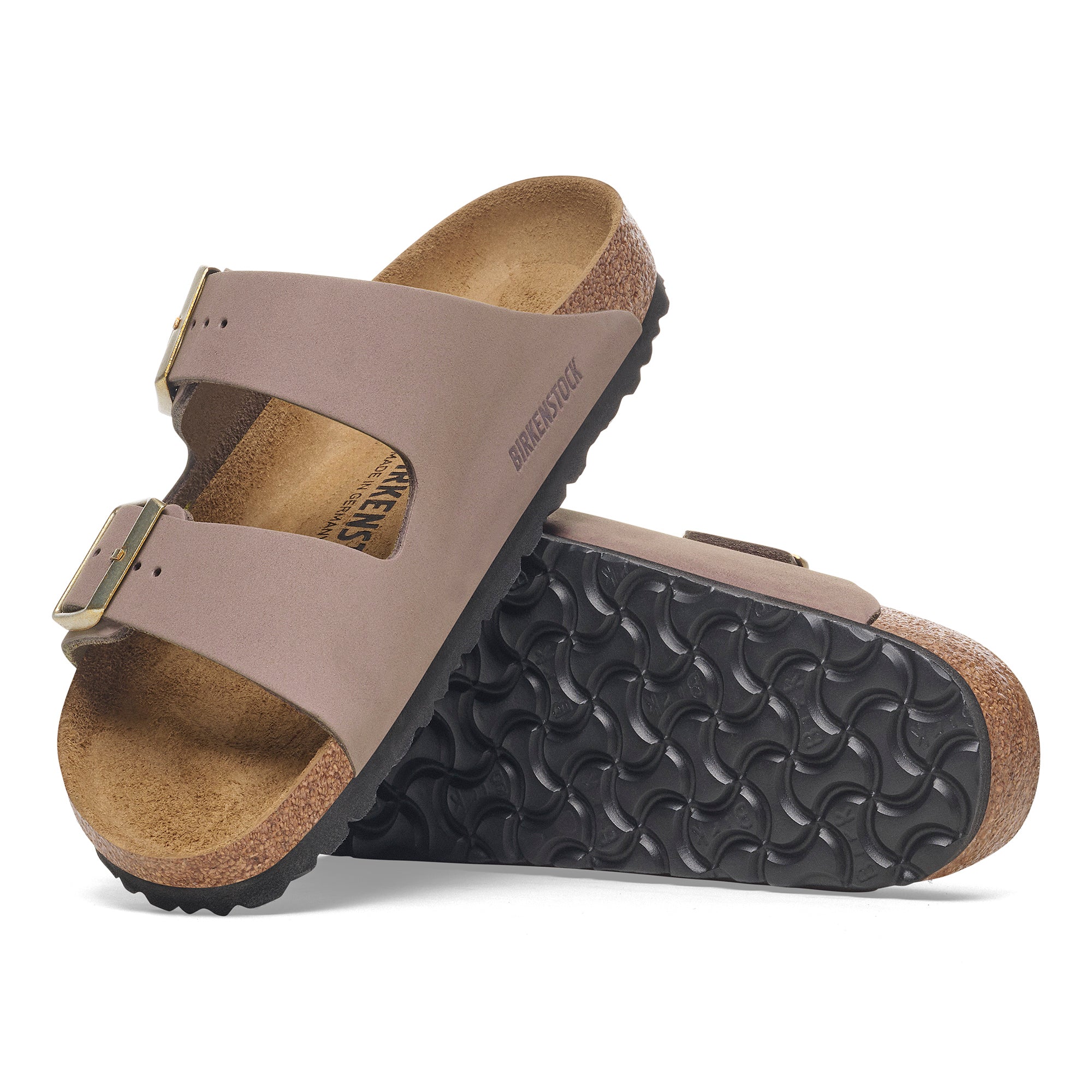Birkenstock Arizona faded purple nubuck