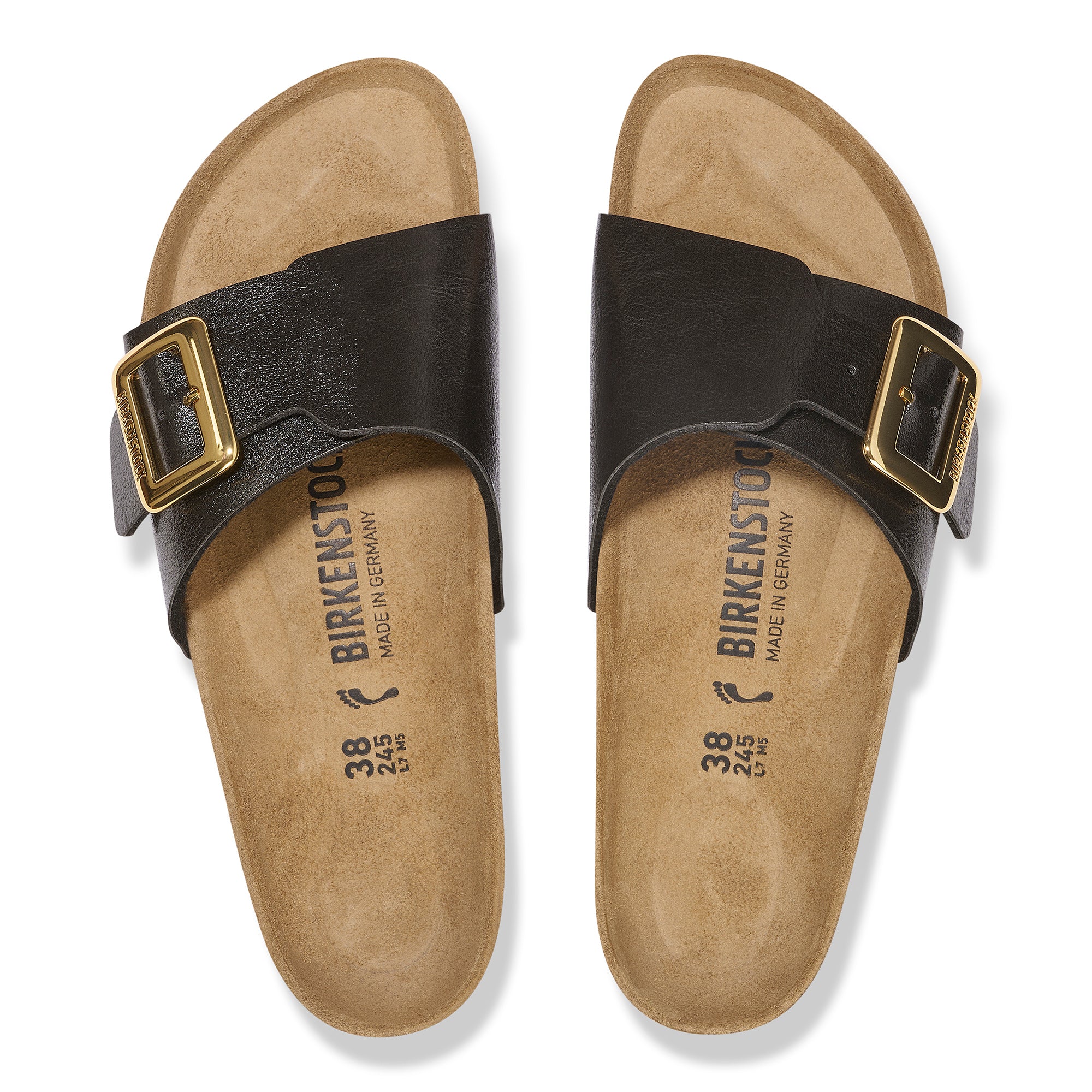 Birkenstock Catalina Luxe Buckle graceful licorice Birko-Flor