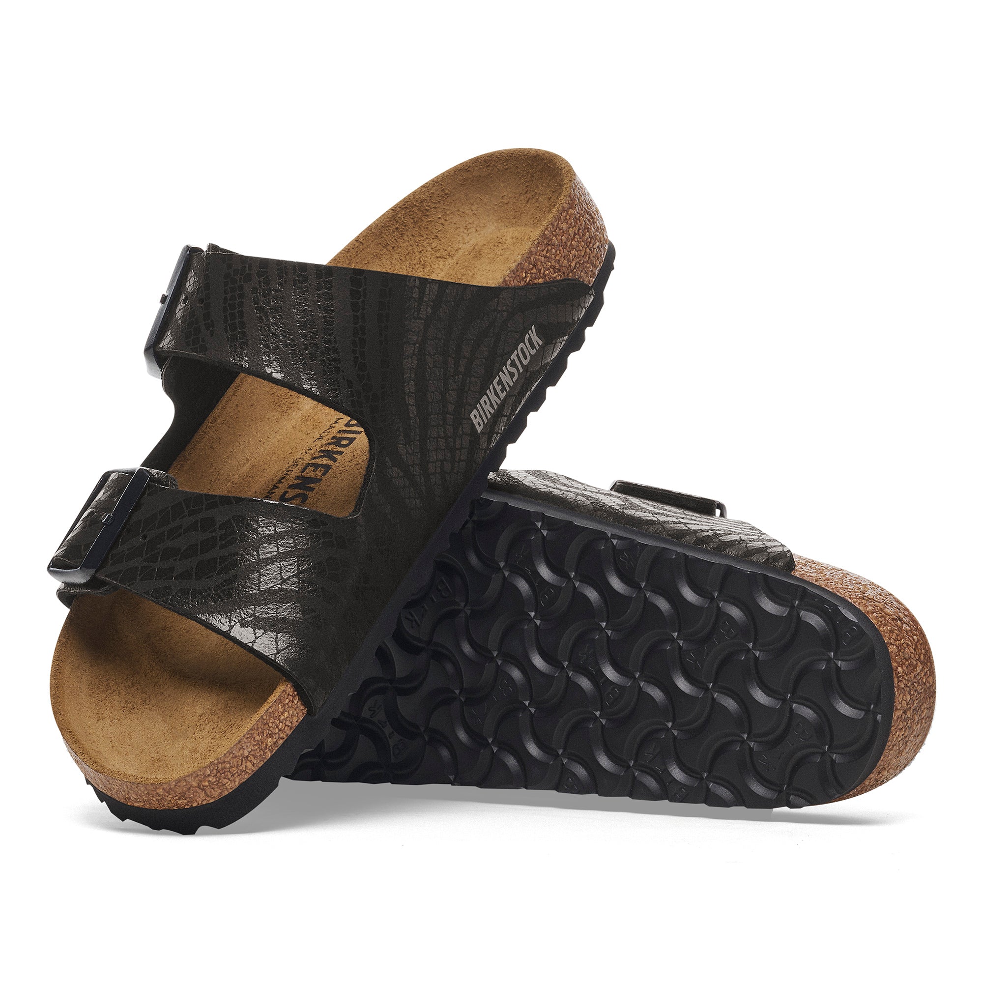 Birkenstock Arizona silky zebra black Birkibuc