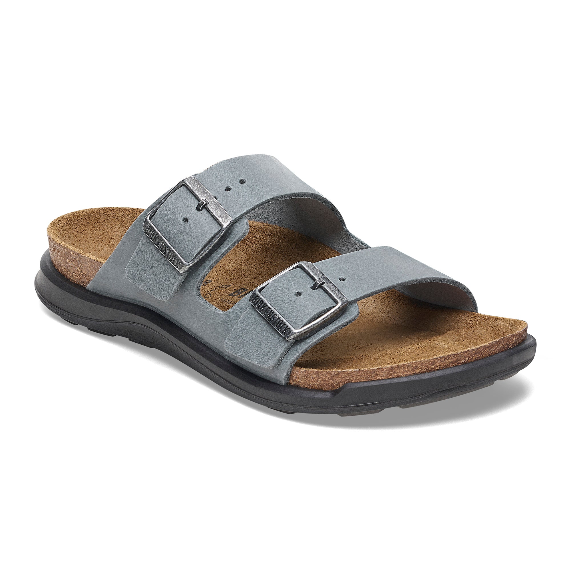Birkenstock Women's Arizona Crosstown basalt gray oiled leather
