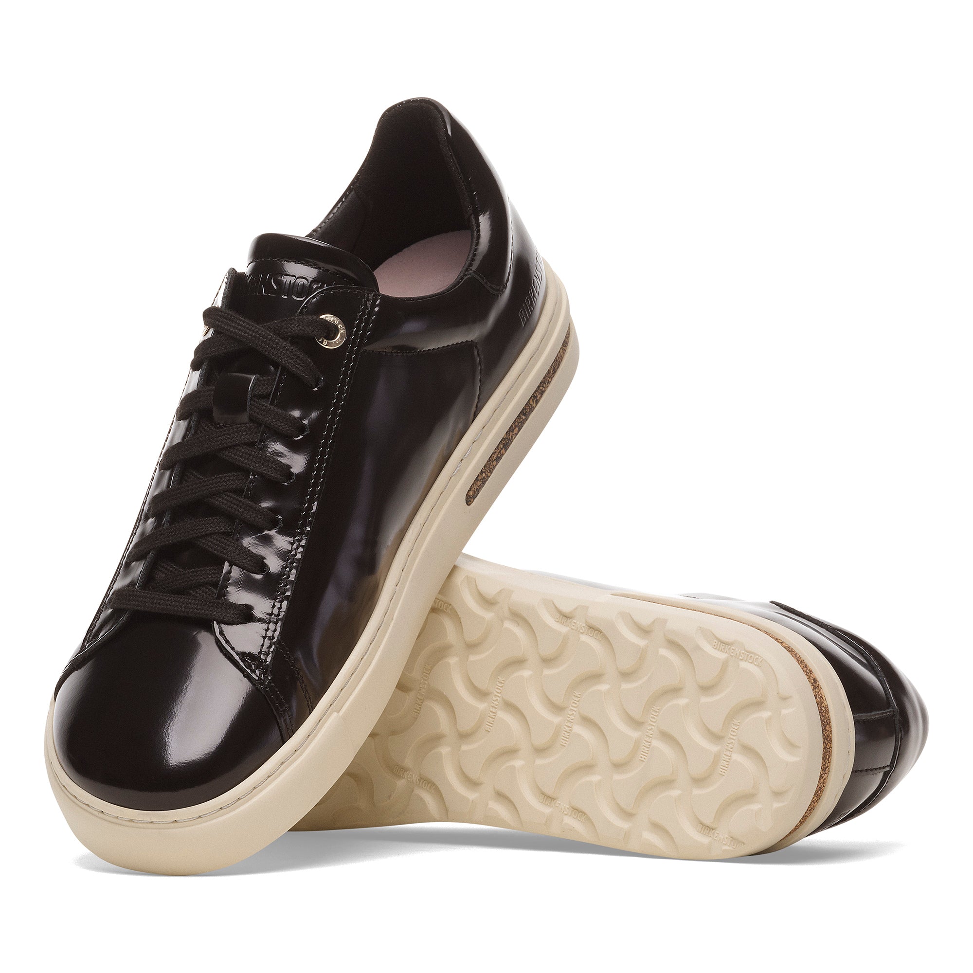 Birkenstock Bend Low high shine black leather