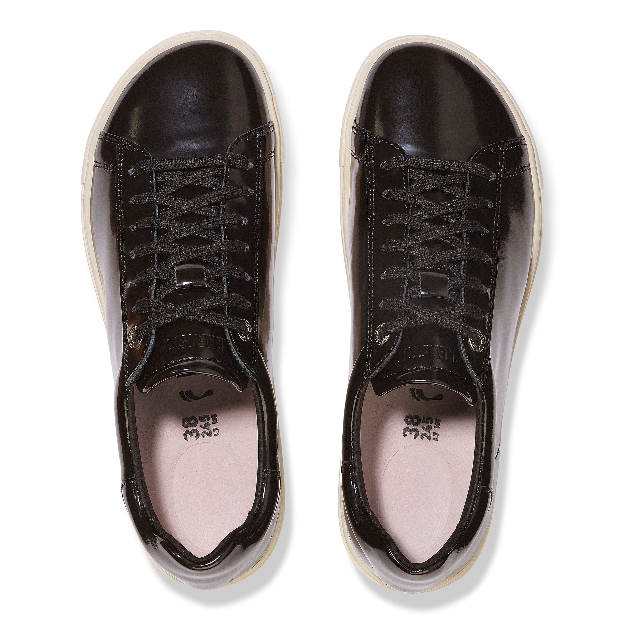 Birkenstock Bend Low high shine black leather