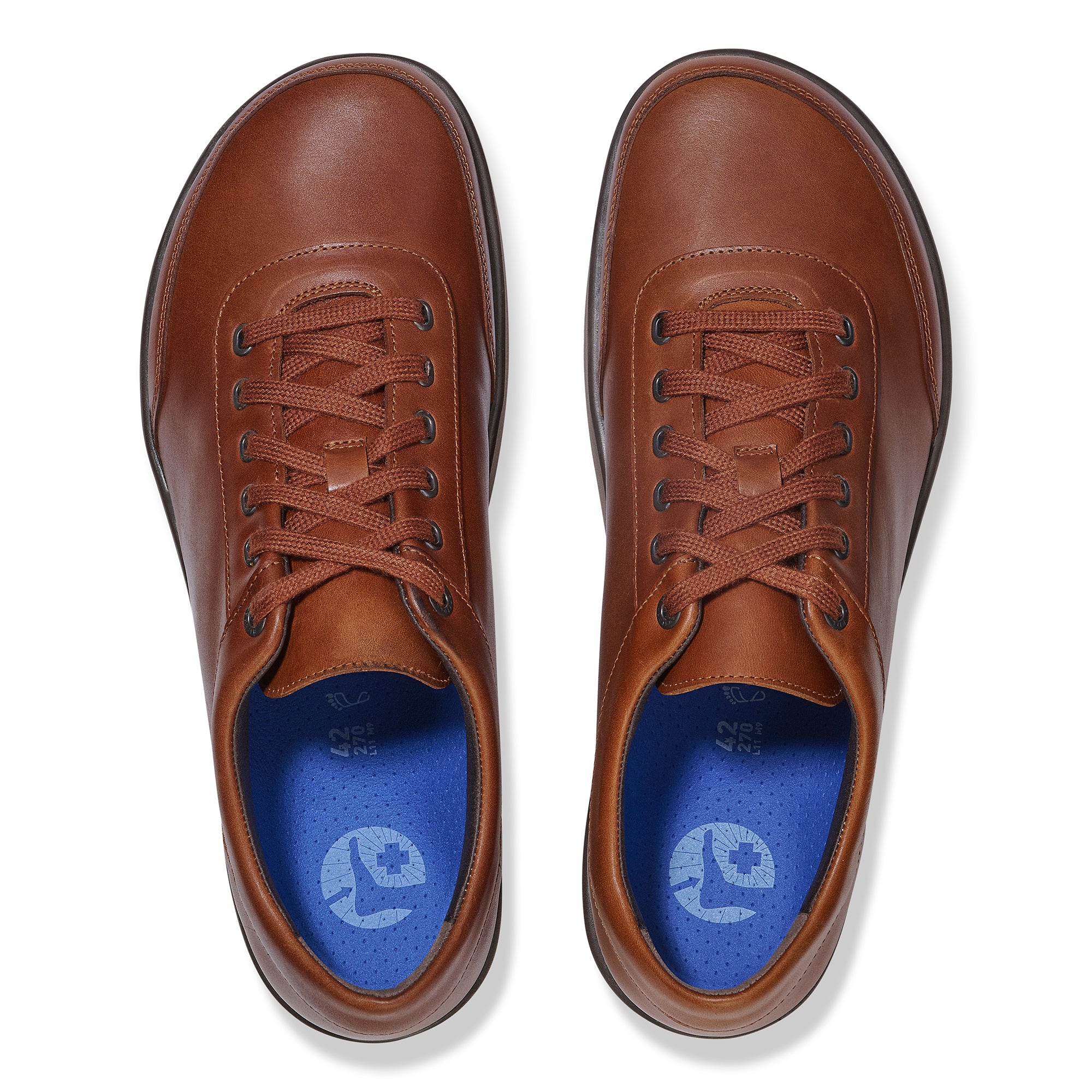 Birkenstock Honnef 365 cognac leather