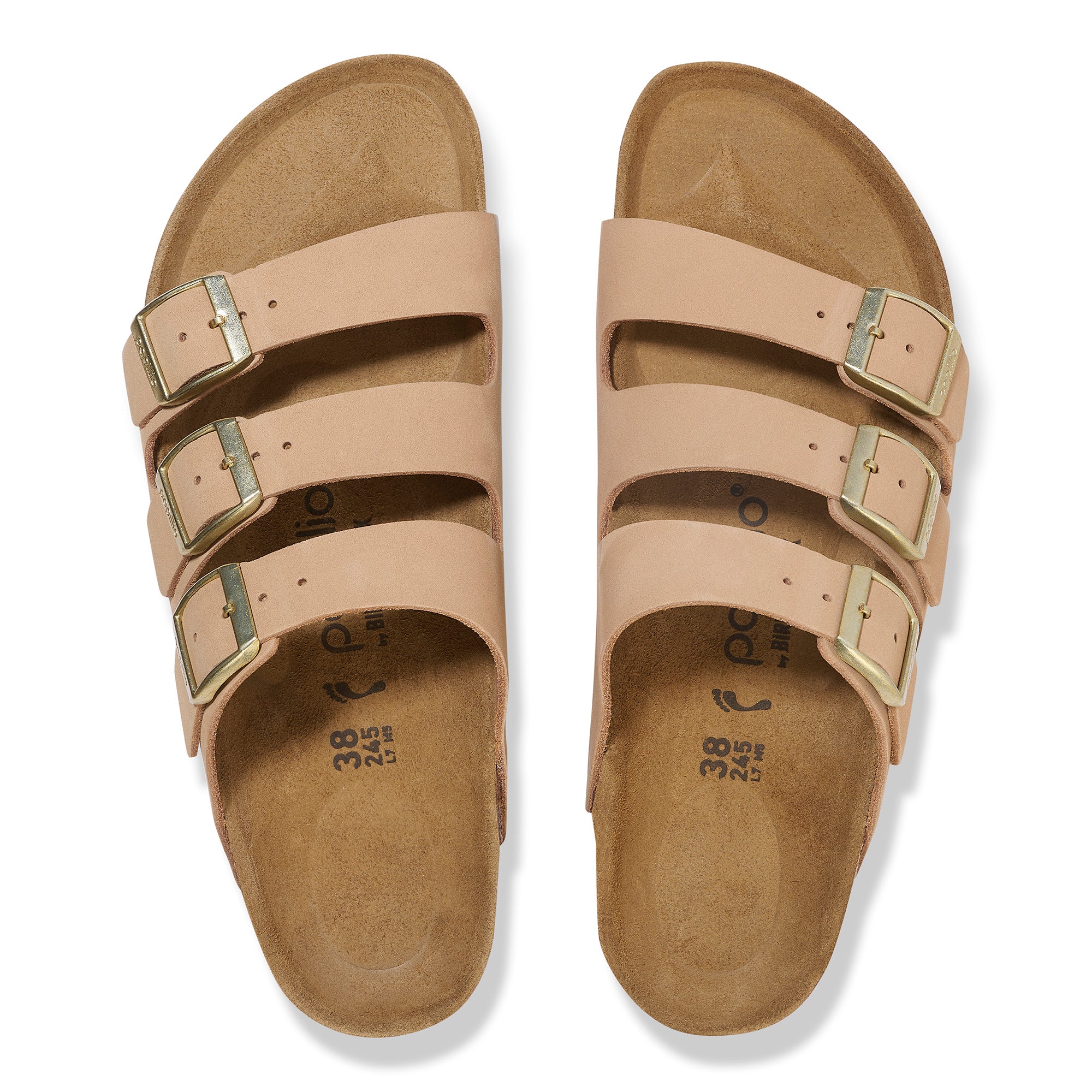 Papillio Florida Platform sandcastle nubuck by Birkenstock
