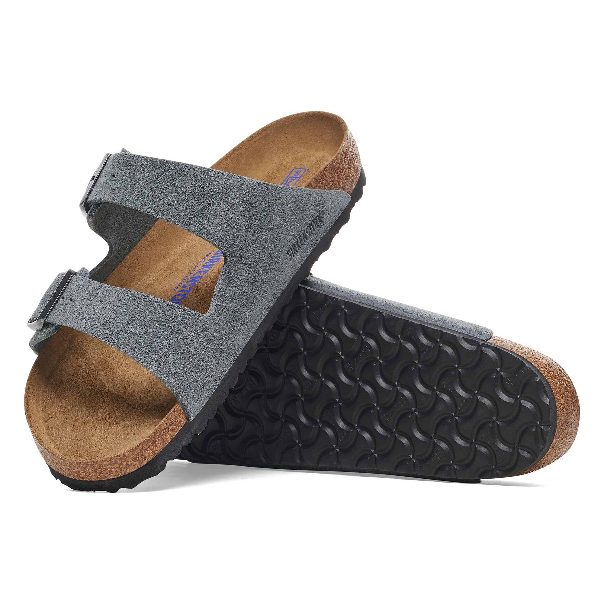 Birkenstock Arizona Soft Footbed basalt gray suede