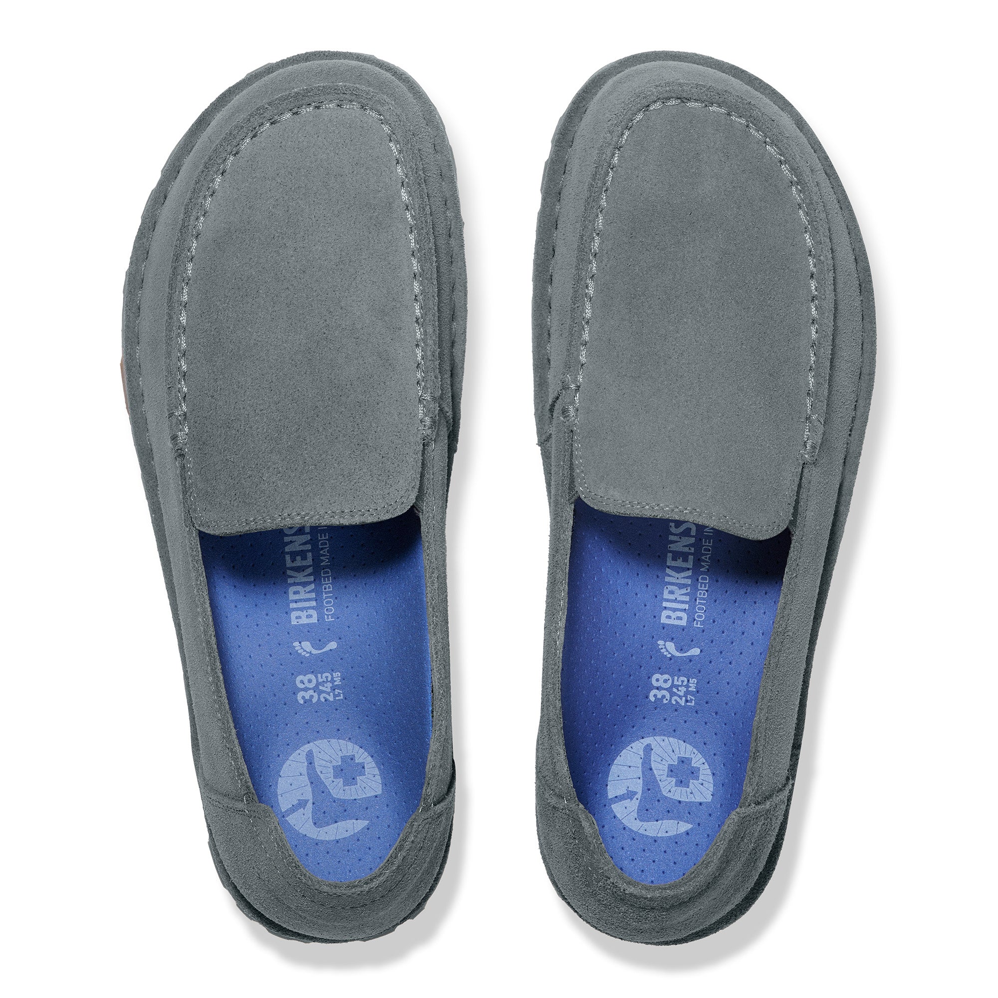 Birkenstock Utti Slip On basalt gray suede