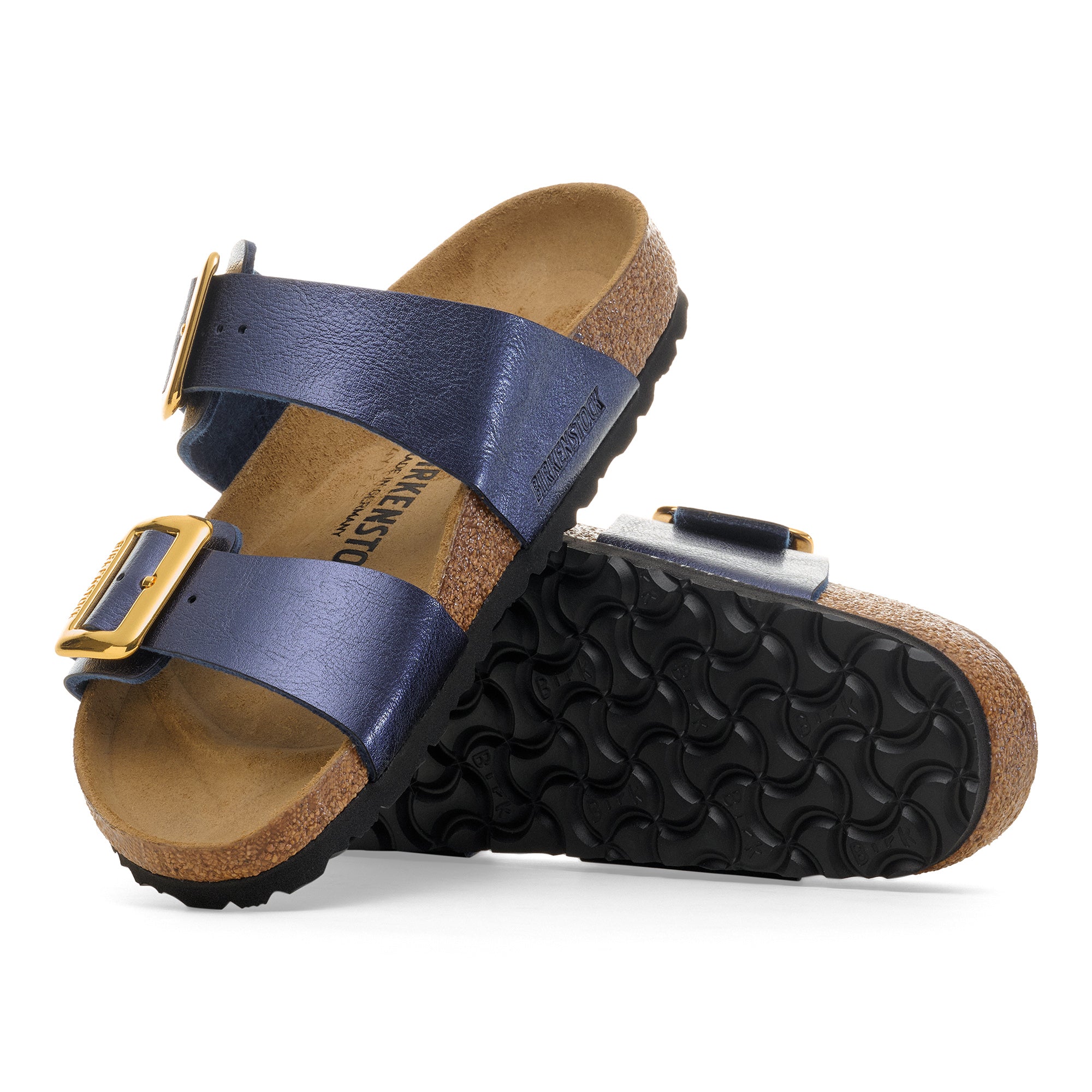 Birkenstock Sydney Luxe Buckle graceful midnight Birko-Flor