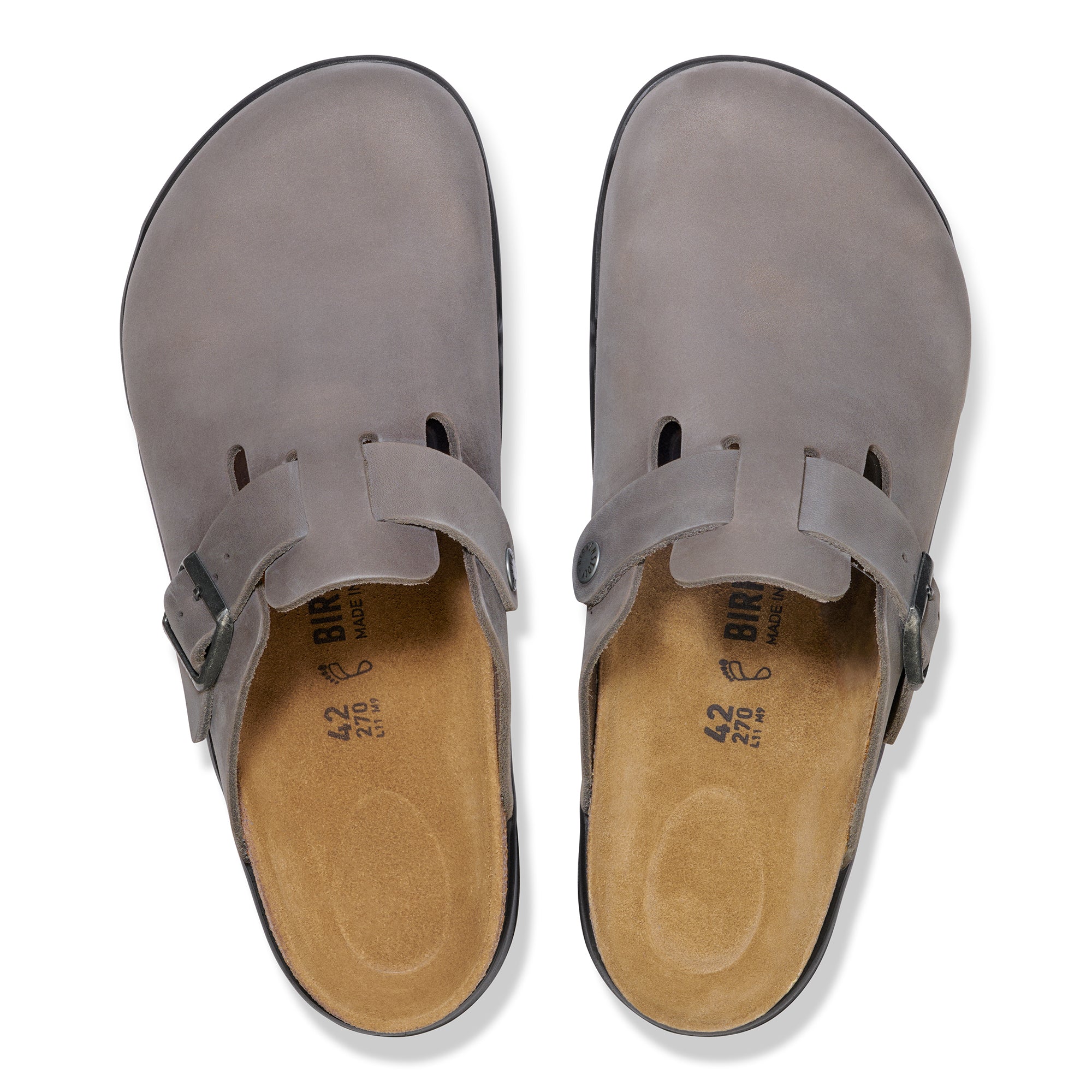 Birkenstock Men's Boston Crosstown iron oiled leather