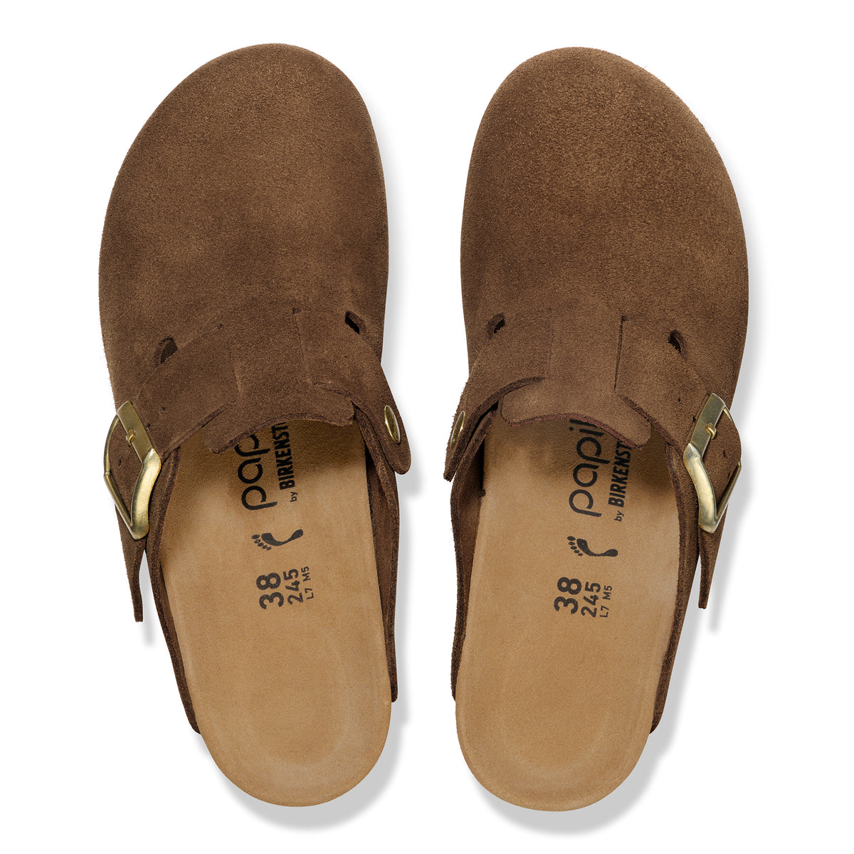 Papillio Fanny Dark Tea Suede