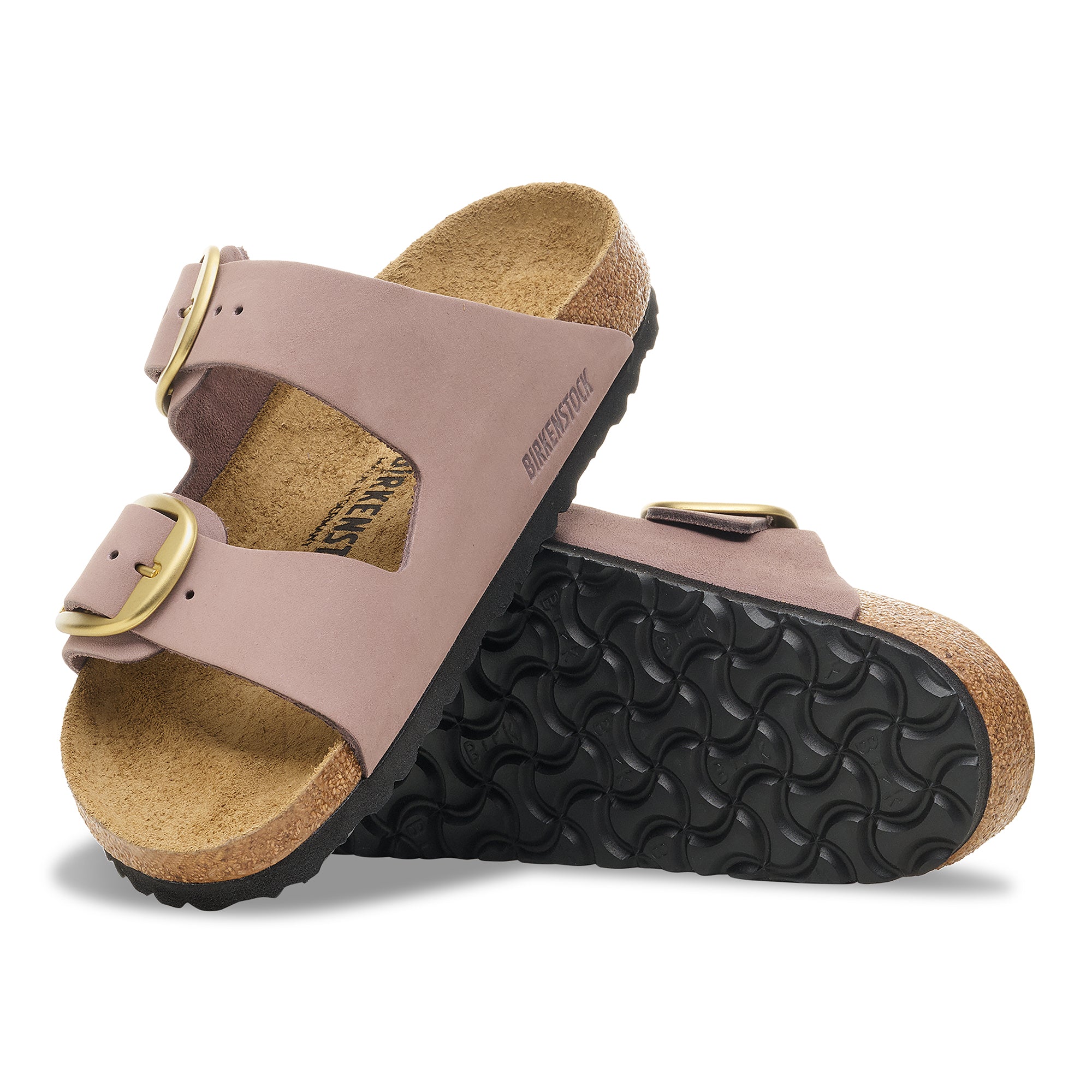 Birkenstock Arizona Big Buckle faded purple nubuck
