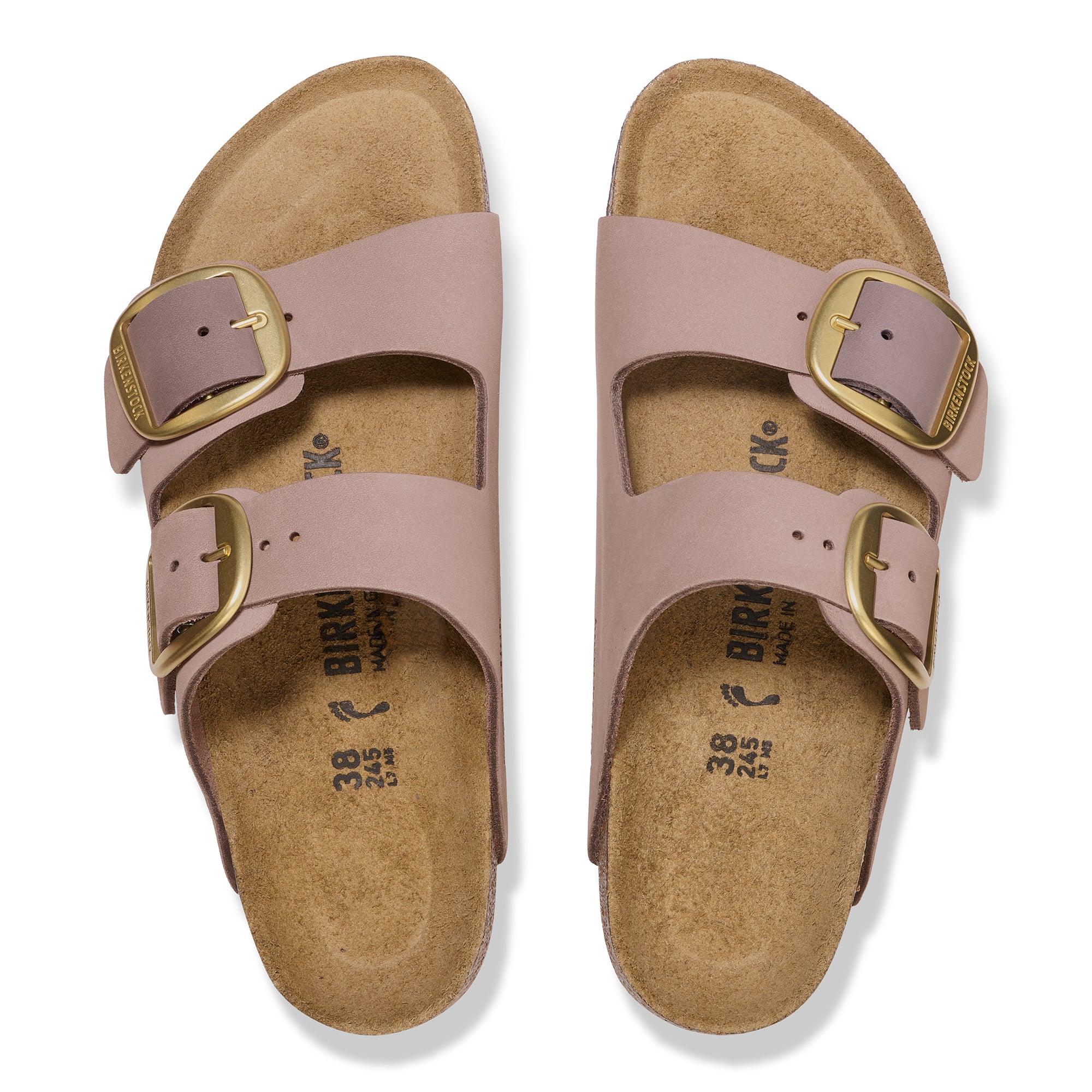 Birkenstock Arizona Big Buckle faded purple nubuck