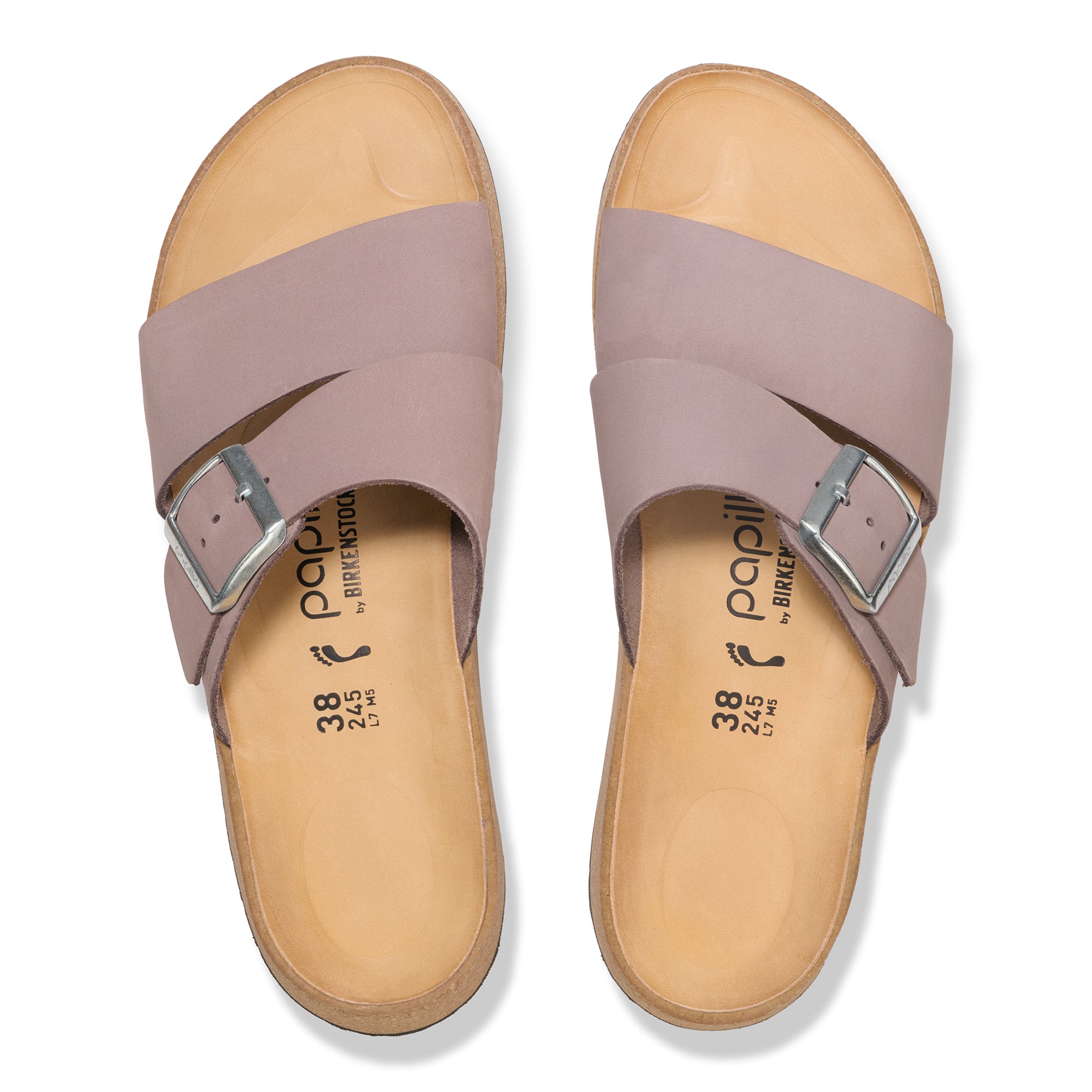Papillio Almina faded purple nubuck by Birkenstock
