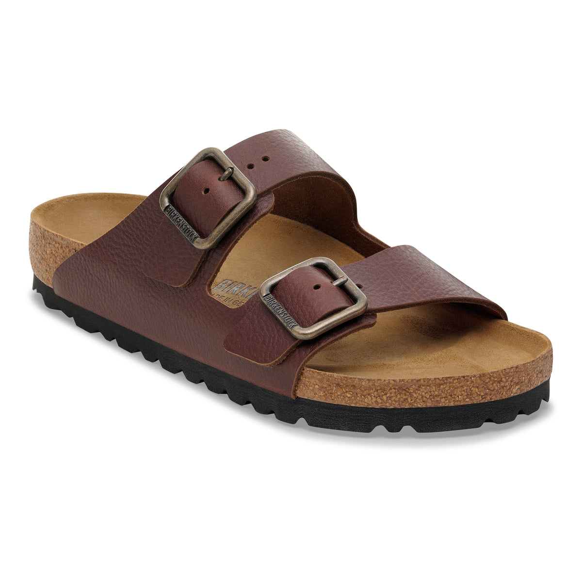 Birkenstock Arizona Wire Buckle vintage wood roast leather