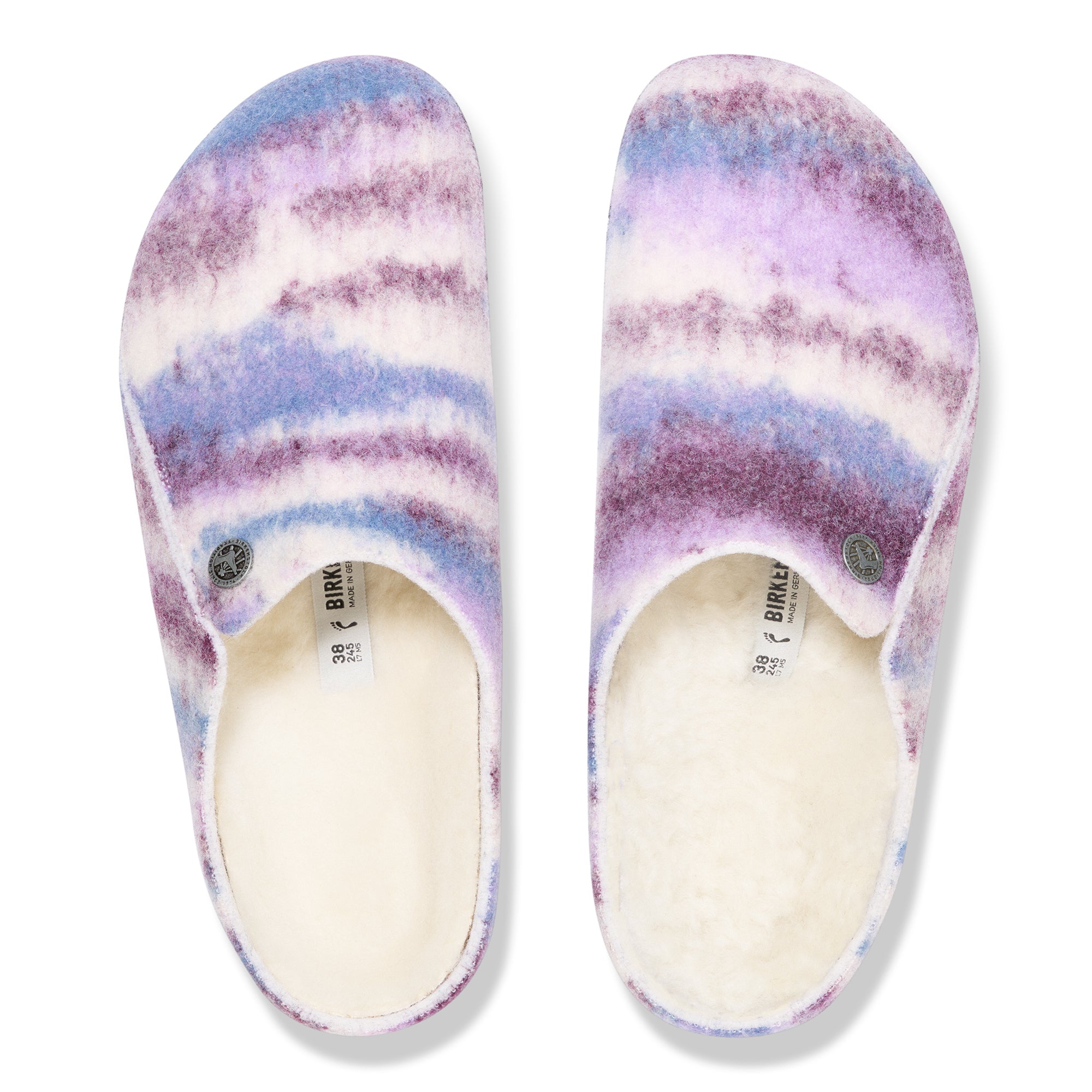Birkenstock Zermatt Shearling multi mauve wool/natural shearling