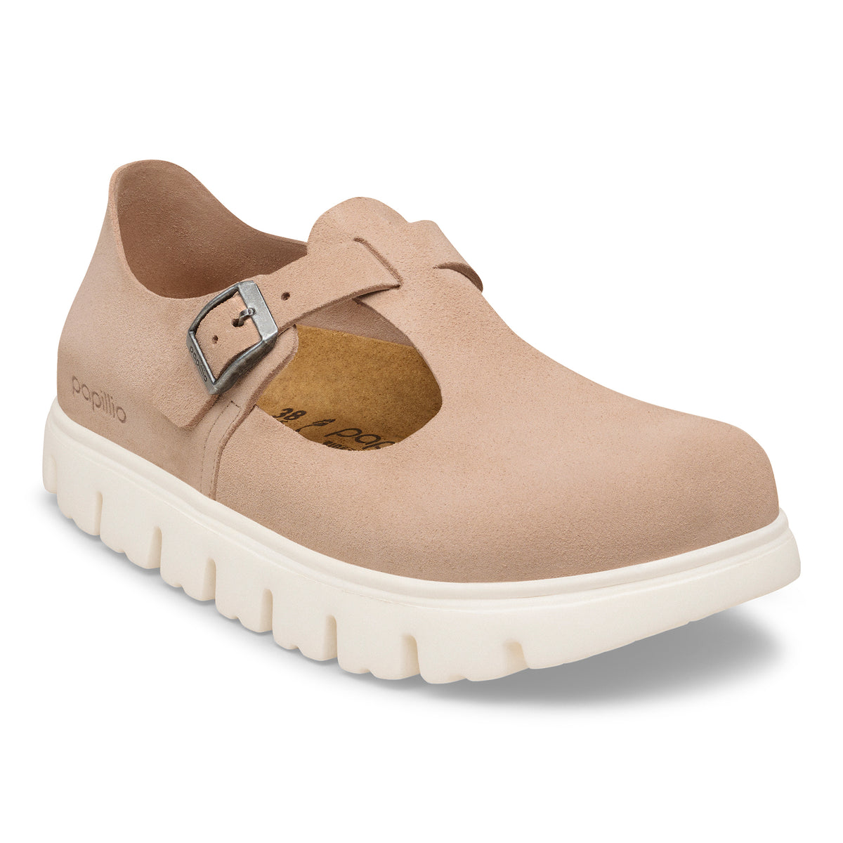 Papillio Paris Chunky warm sand suede by Birkenstock