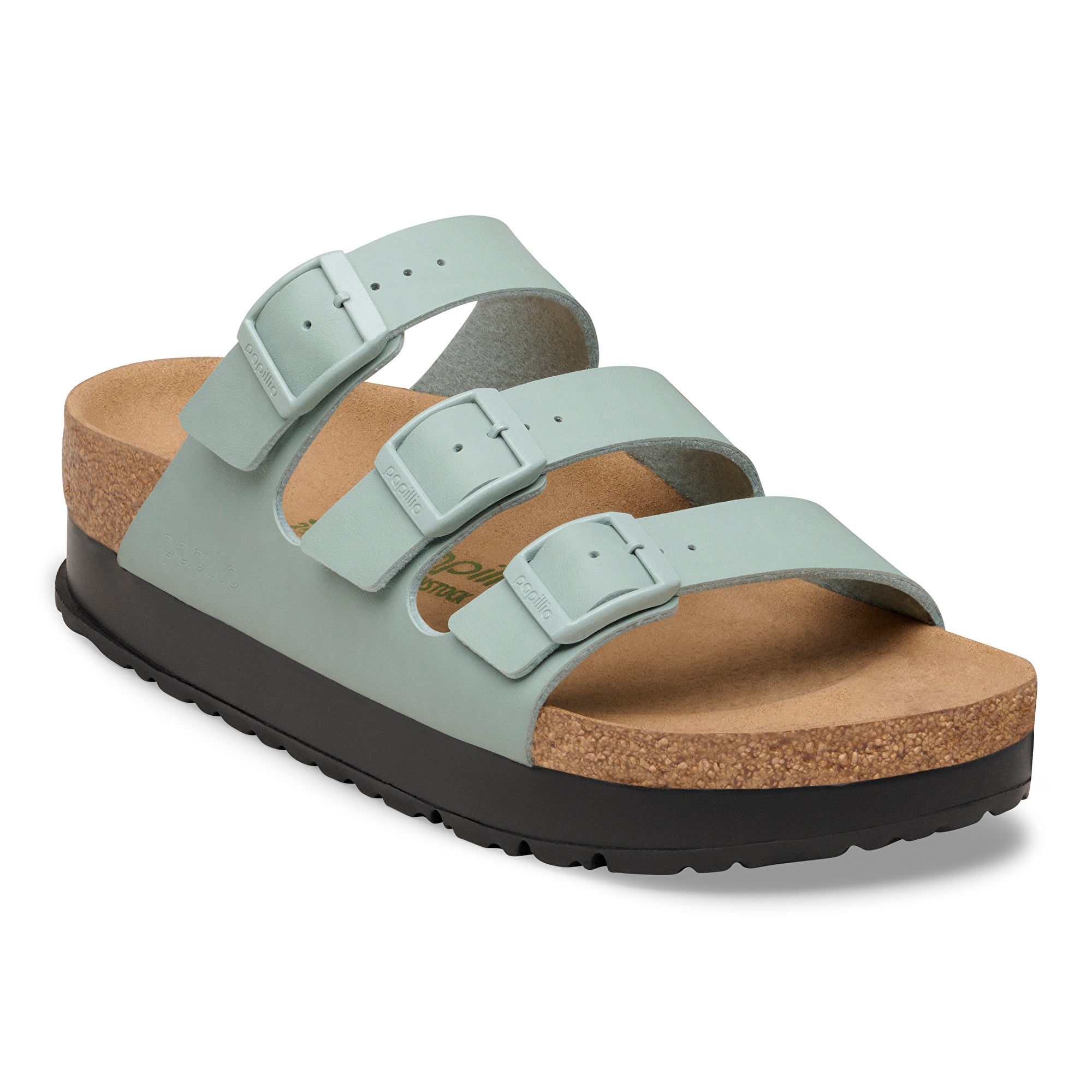 Papillio Florida Platform Vegan pure sage Birko-Flor by Birkenstock