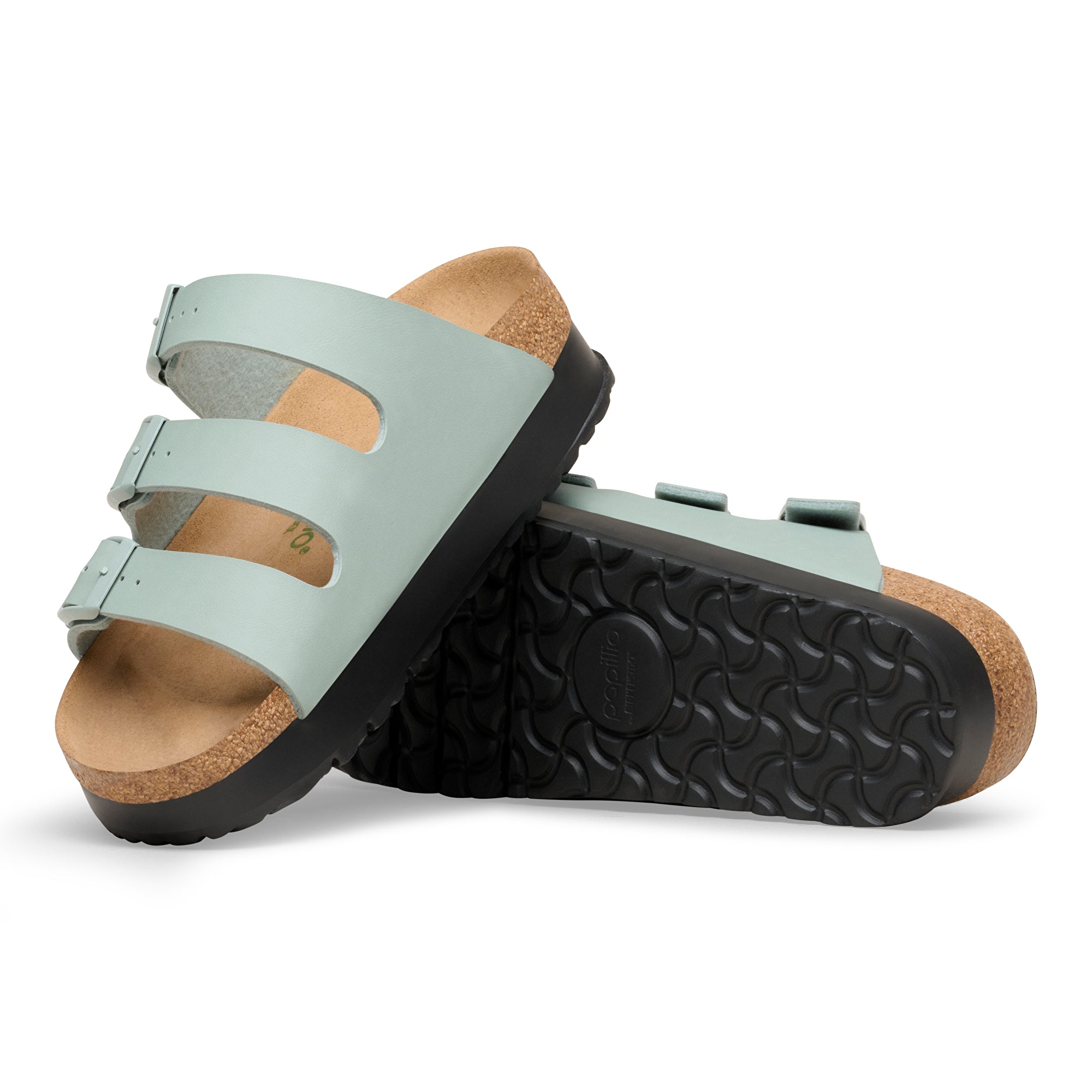Papillio Florida Platform Vegan pure sage Birko-Flor by Birkenstock