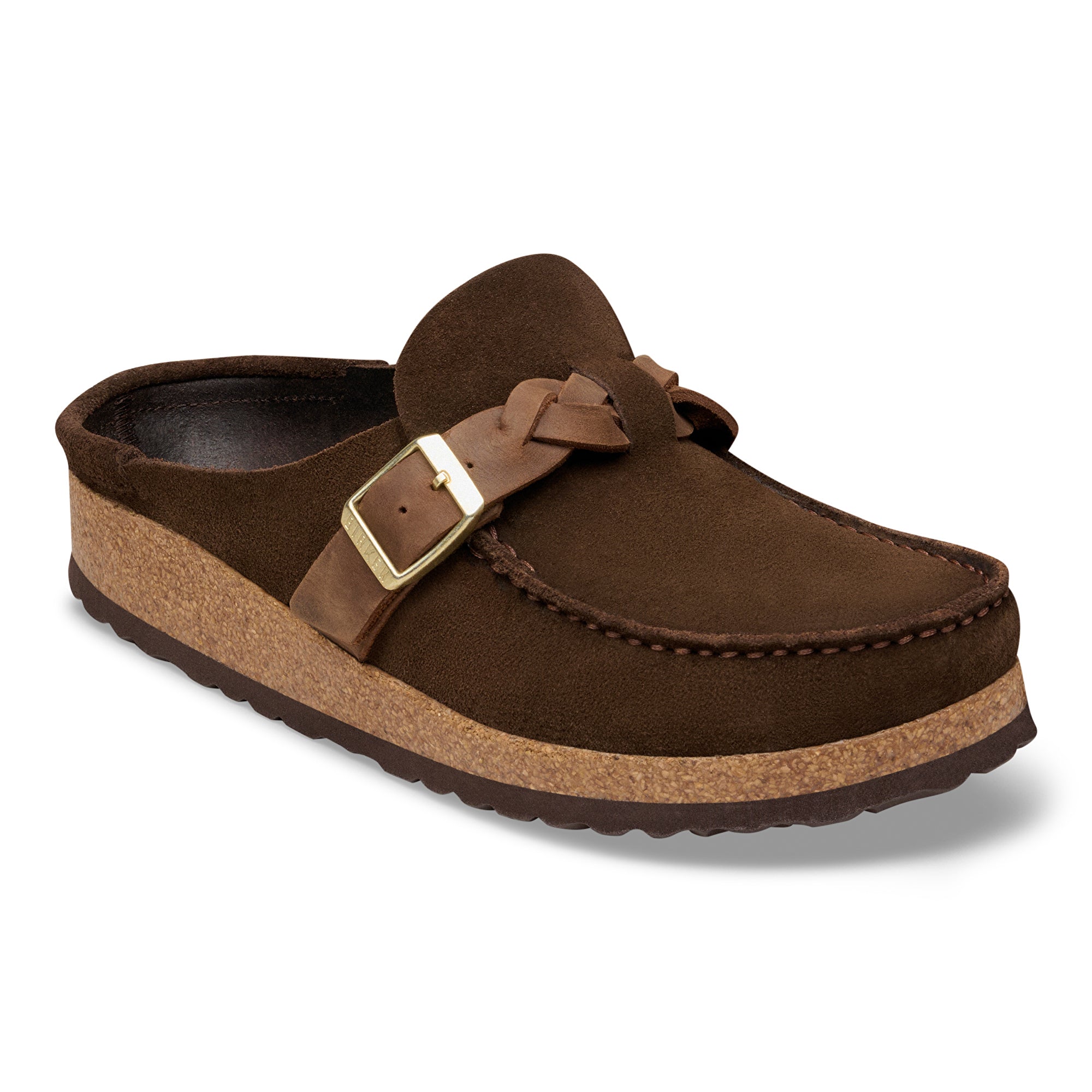 Birkenstock Buckley Braided carafe suede