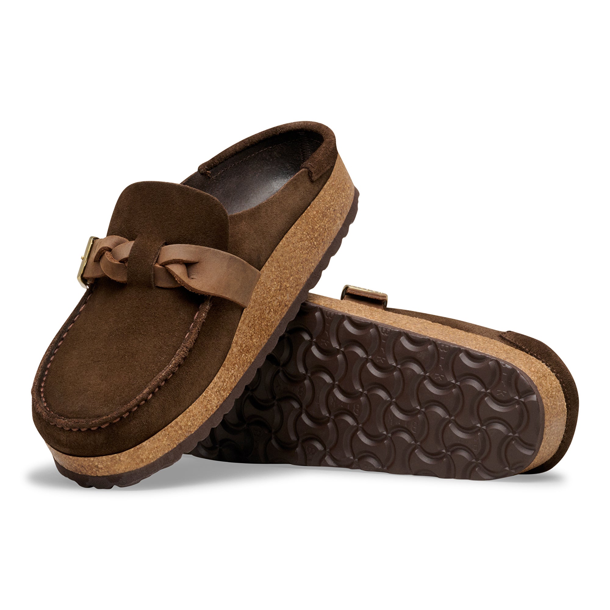 Birkenstock Buckley Braided carafe suede