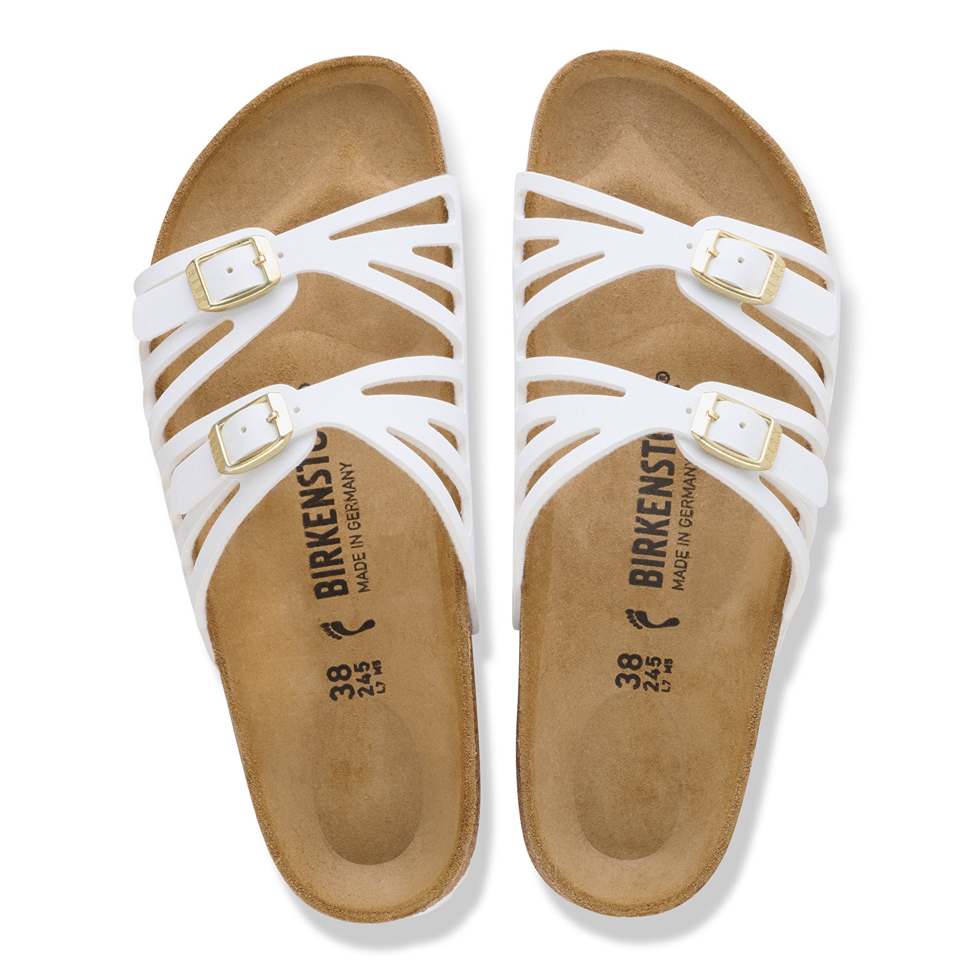 Birkenstock Granada white Birko-Flor