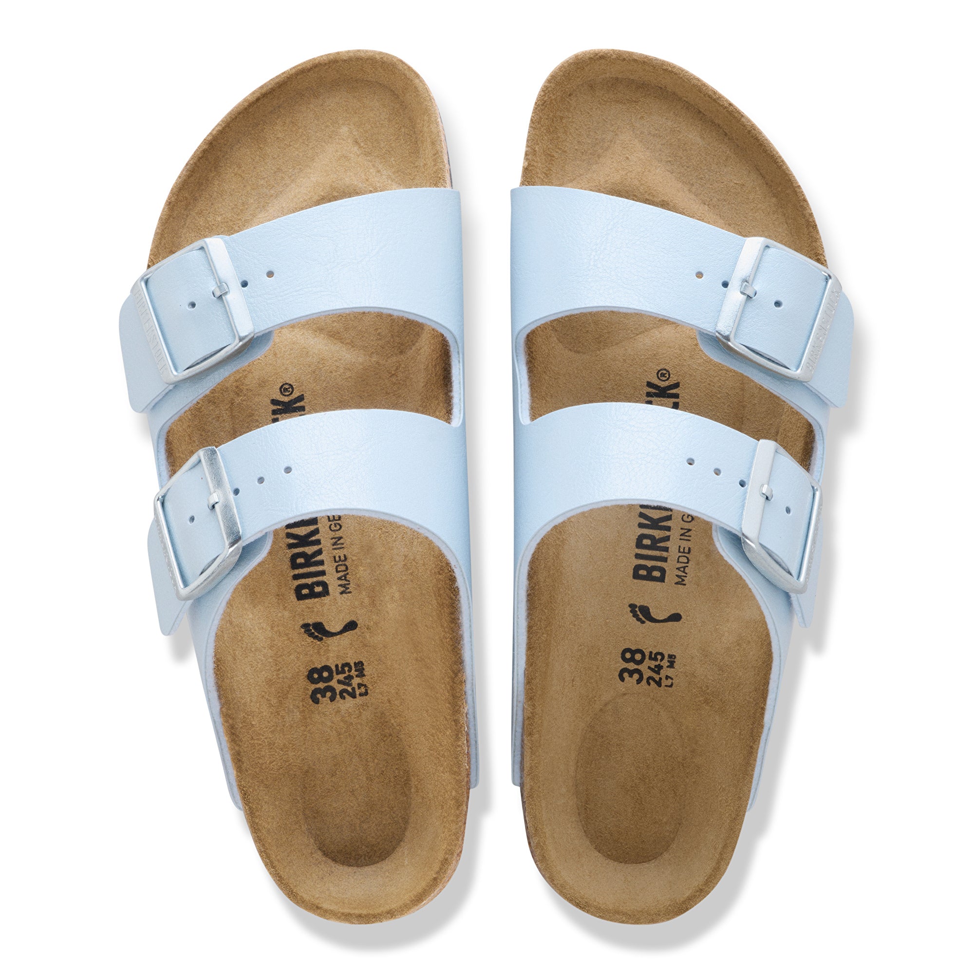 Birkenstock Arizona graceful baby blue Birko-Flor
