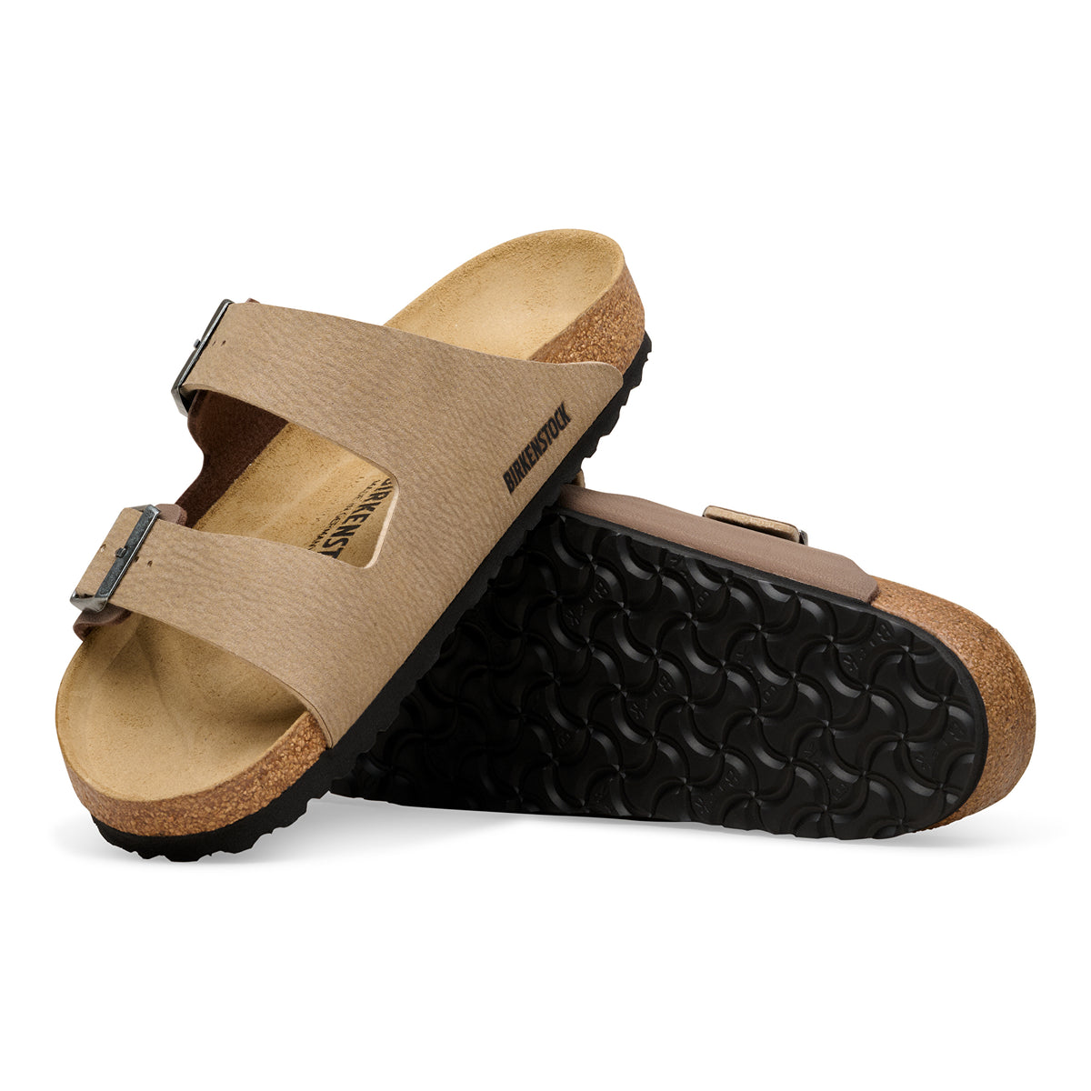 Birkenstock Arizona taupe desert dust Birkibuc/mocha Birkibuc