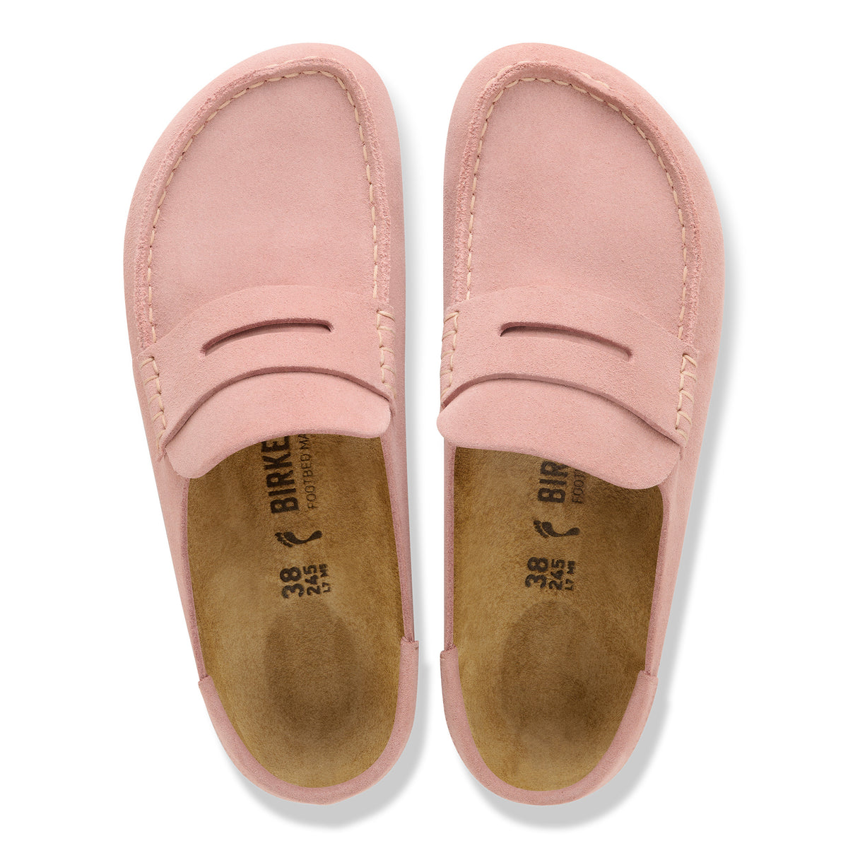 Birkenstock Naples Wrapped pink clay suede