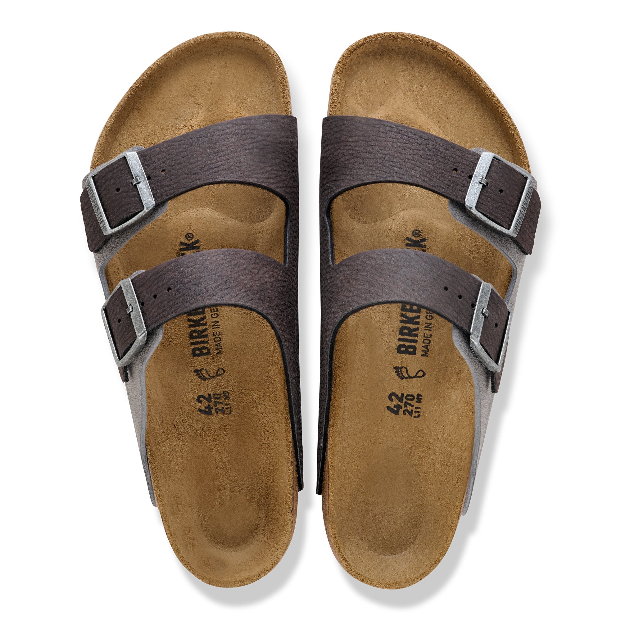 Birkenstock Arizona black desert dust Birkibuc/dark gray Birkibuc