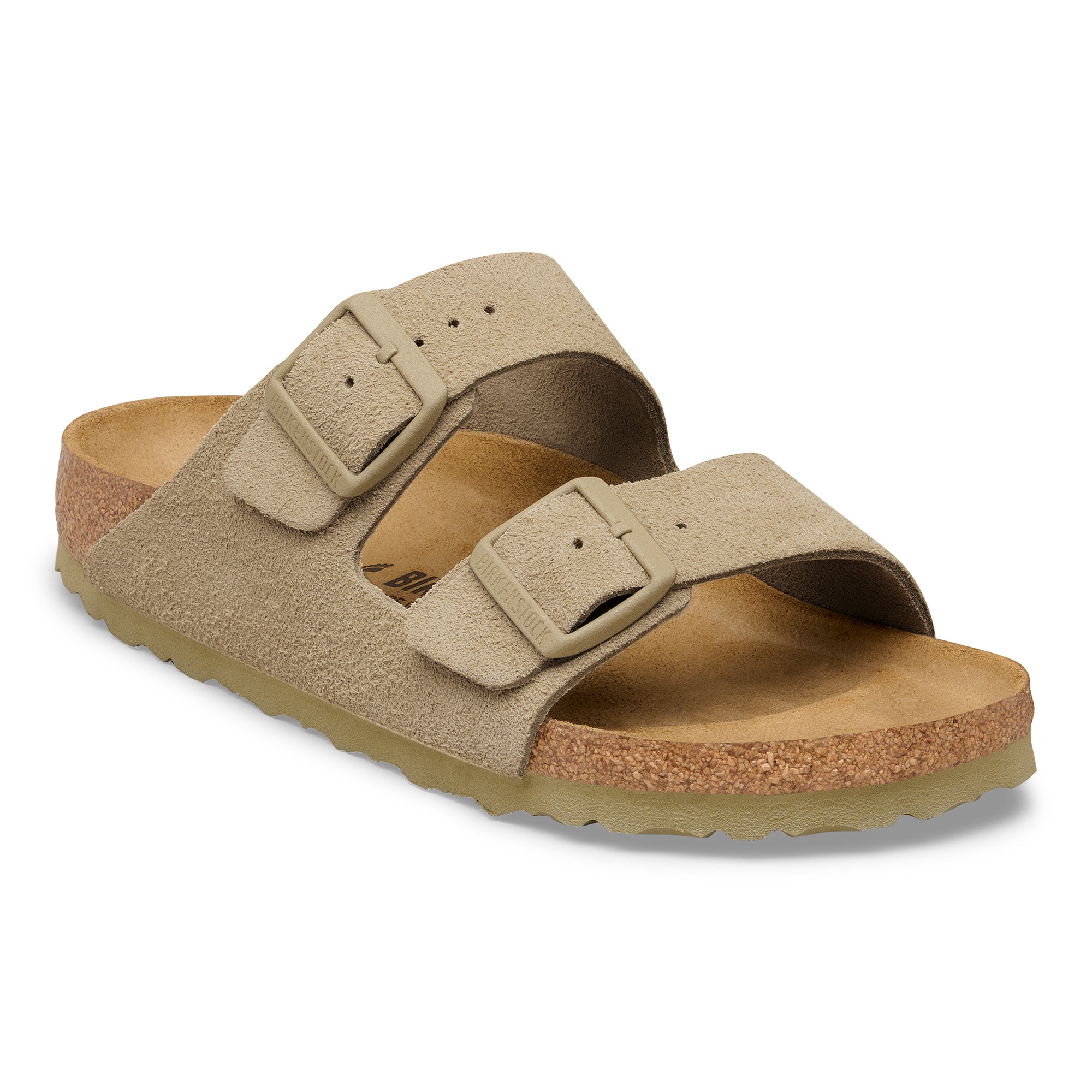 Birkenstock Arizona faded khaki suede