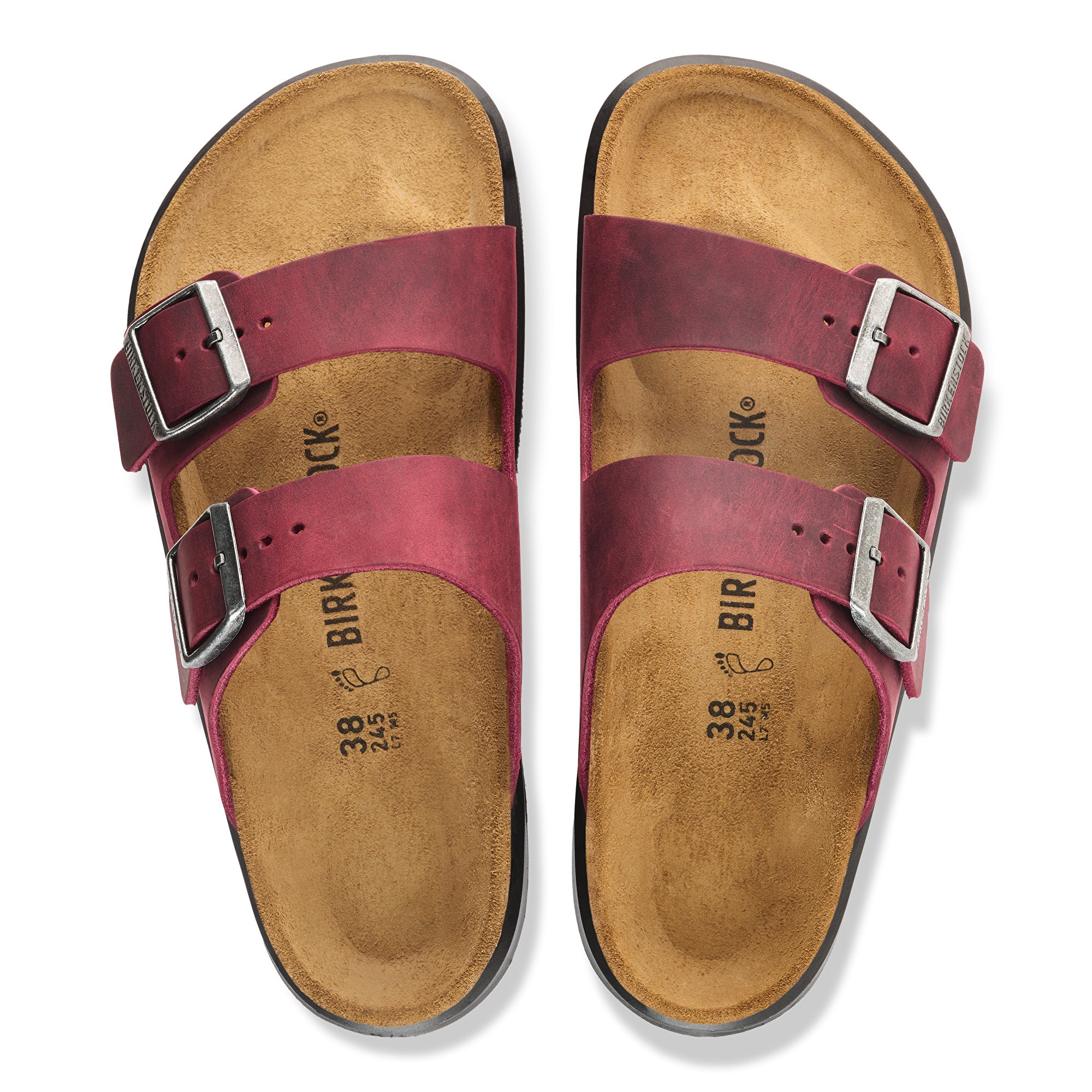 Birkenstock Women's Arizona Crosstown zinfandel oiled leather