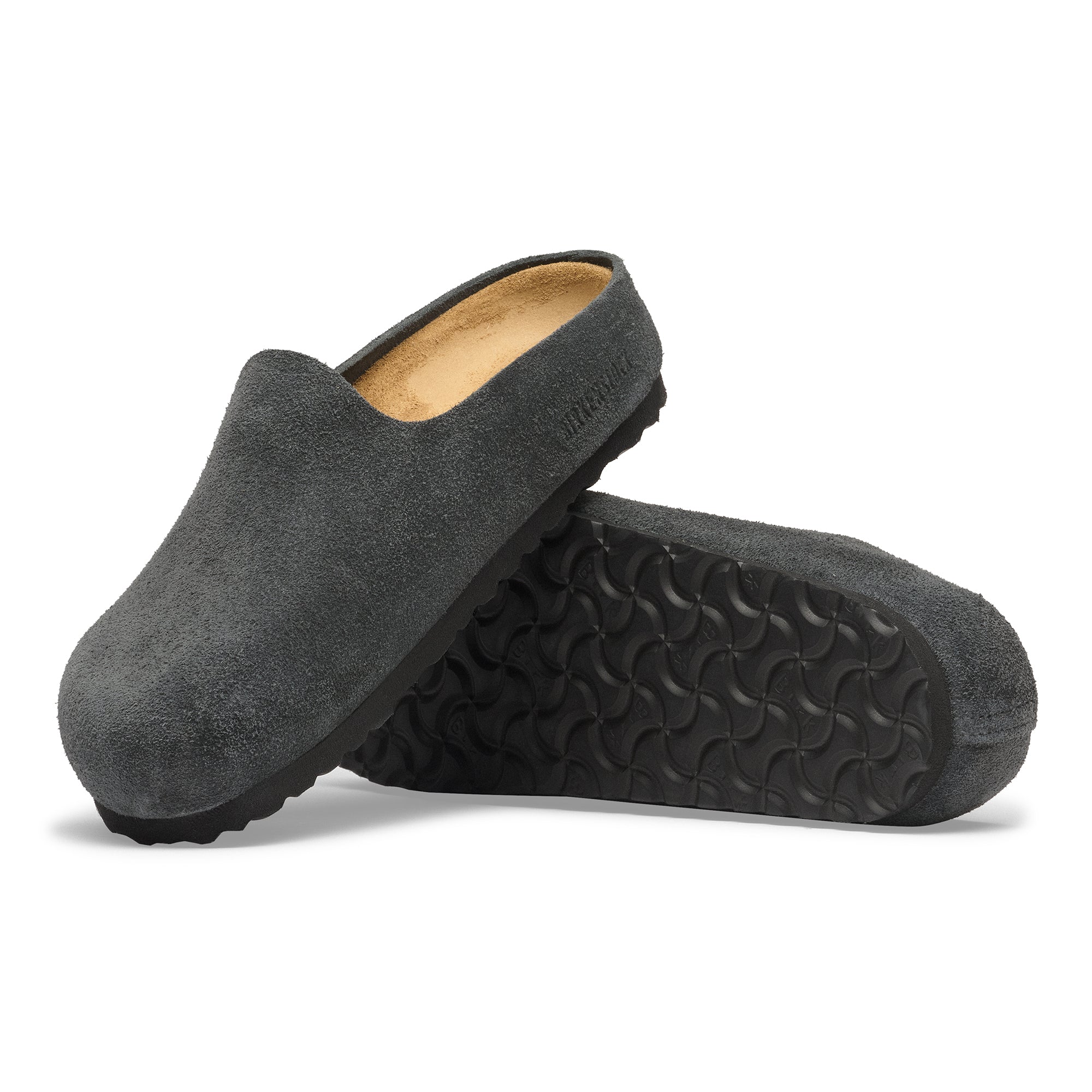 Birkenstock Amsterdam Wrapped charcoal suede